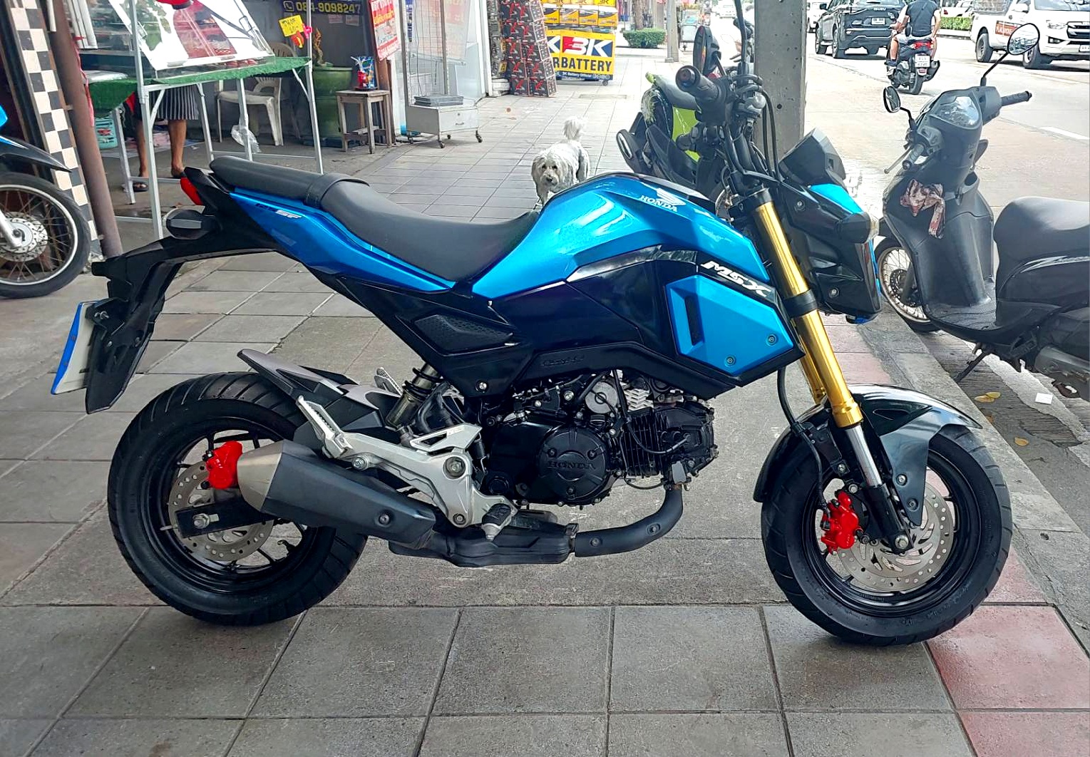 (ปิดการขายครับ) msx sf 2017 สีน้ำเงินดำ ตัวใหม่ไฟหน้า LED