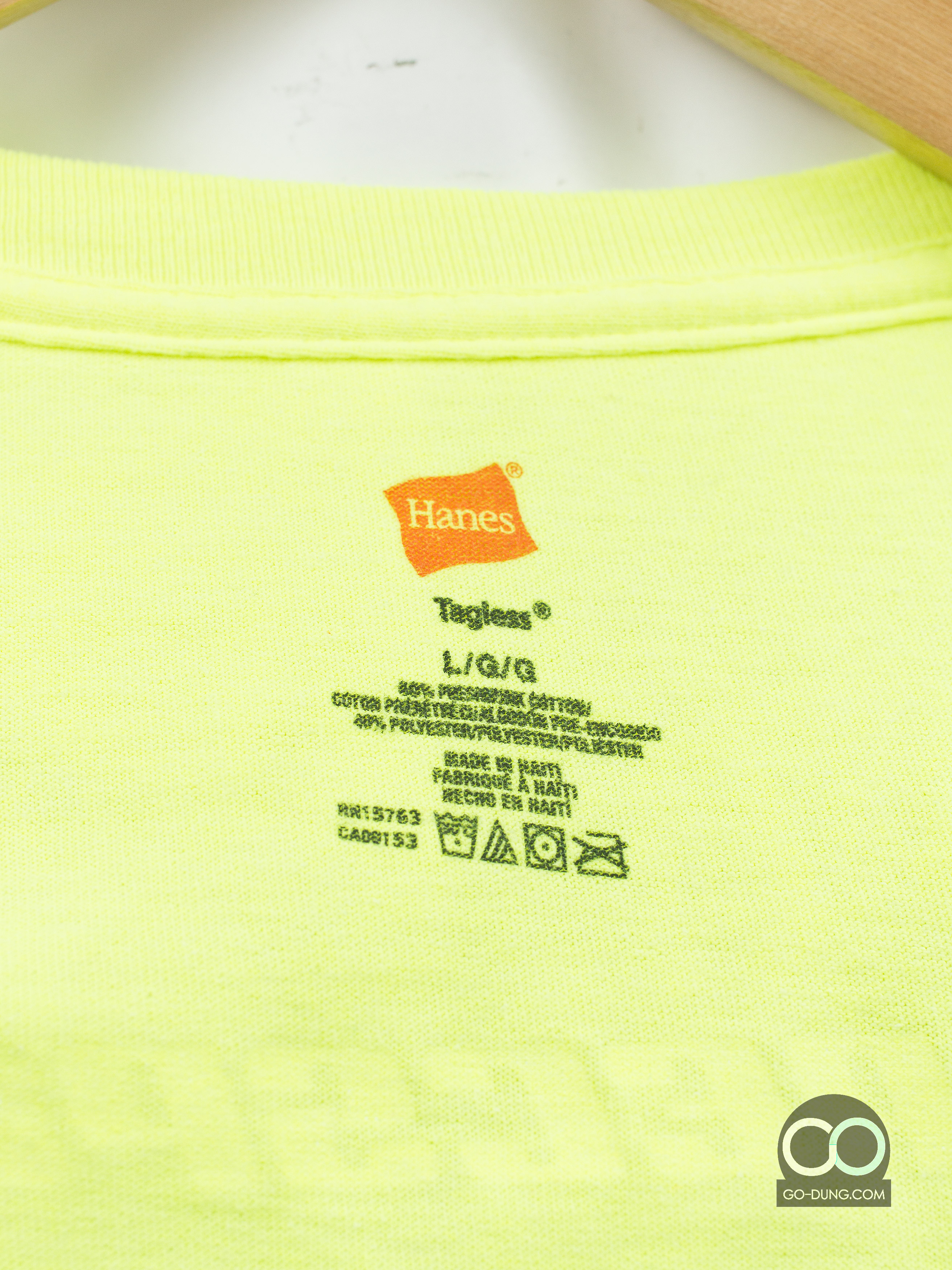 เสื้อยืดมือสอง HANES : CHAMPIONS ผ้าบาง ผ้าผสม 60/40