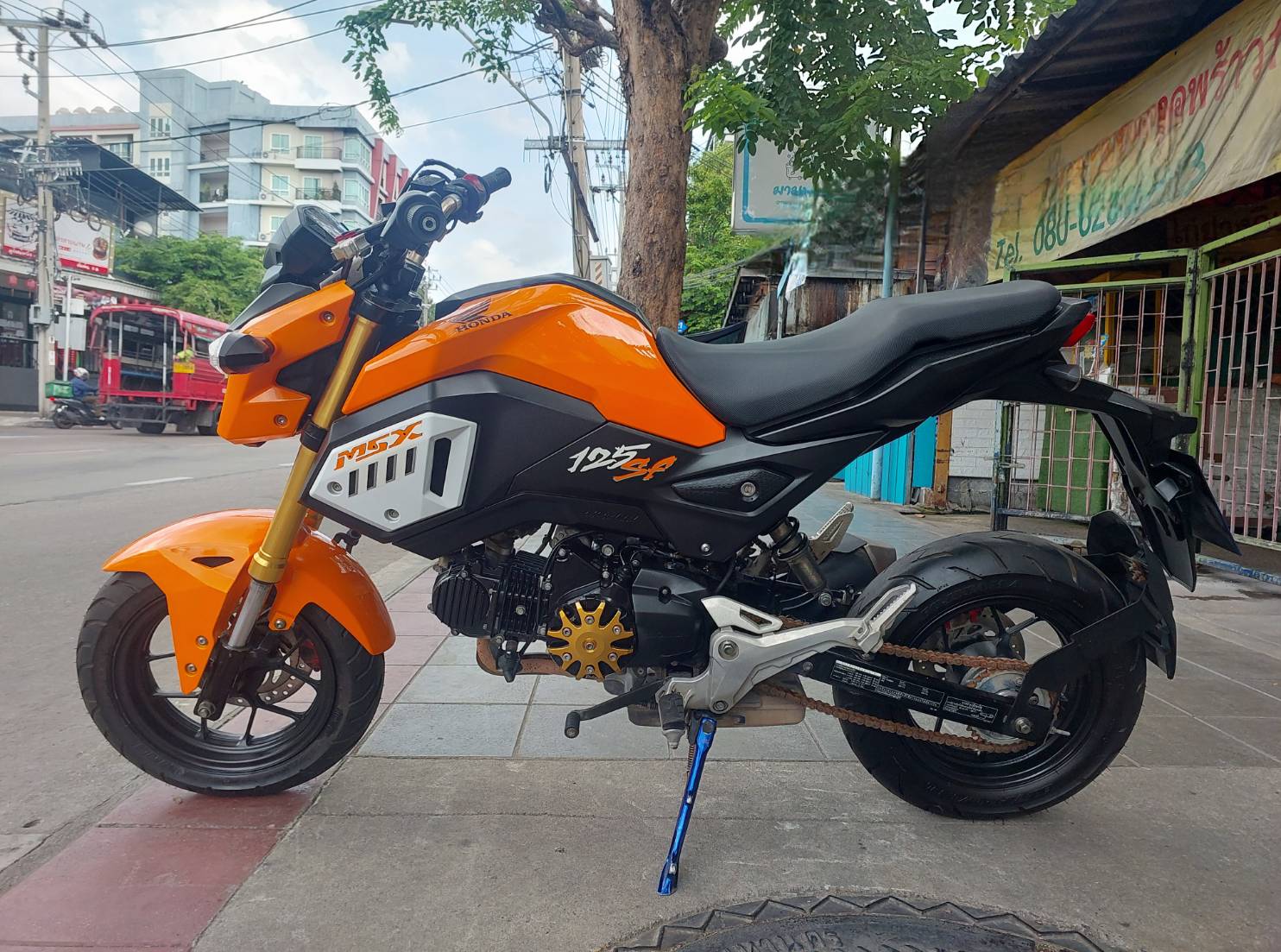 (ปิดการขายครับ) msx sf สีส้มตัวใหม่ 2018 รถบ้าน สวยเครื่องดี