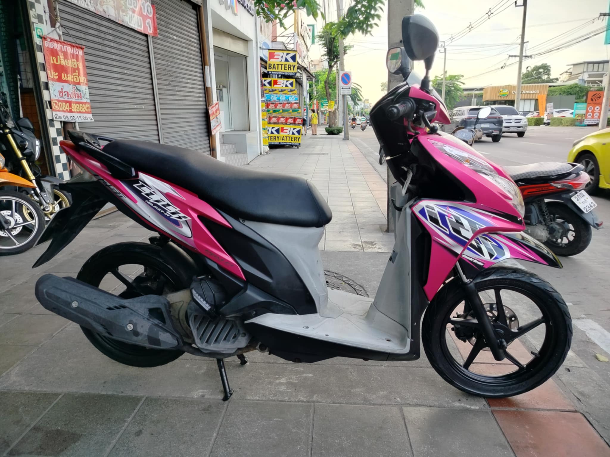 (ปิดการขาย) คลิก 125 สีชมพู ล้อแม็ก ปี 2012