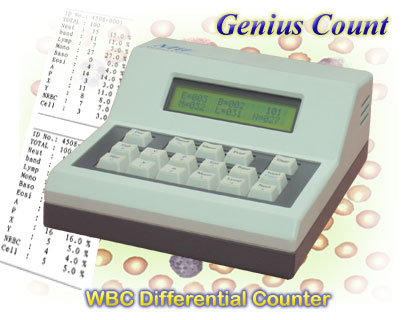 เครื่องกดนับแยกชนิดเม็ดเลือดขาว White Blood Cell Differential Counter
