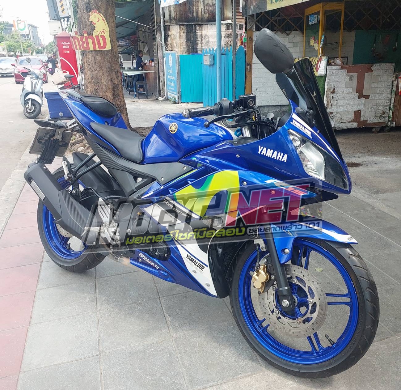 ( ปิดการขาย )r15 สีน้ำเงิน ตัวท็อป พร้อมส่งประจวบคีรีขันธ์อีกคันครับ