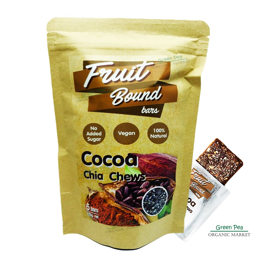 Fruit Bound bars ขนมอร่อย ปราศจากน้ำตาล, 40กรัม สำหรับผู้รักสุขภาพ 7 รสชาติ
