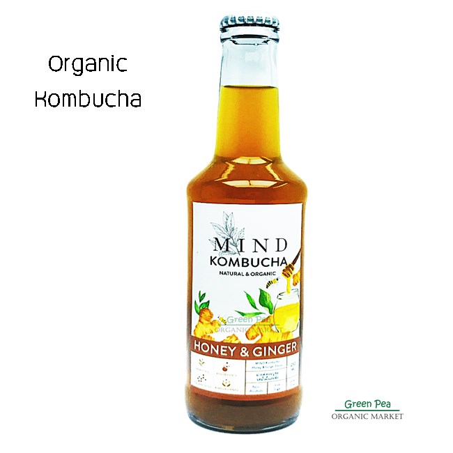 Mind Organic Kombucha, มายด์ คอมบูชะ ,คอมบูชะต้นตำรับ 5 รสชาติ , 250 มล. มีอย.