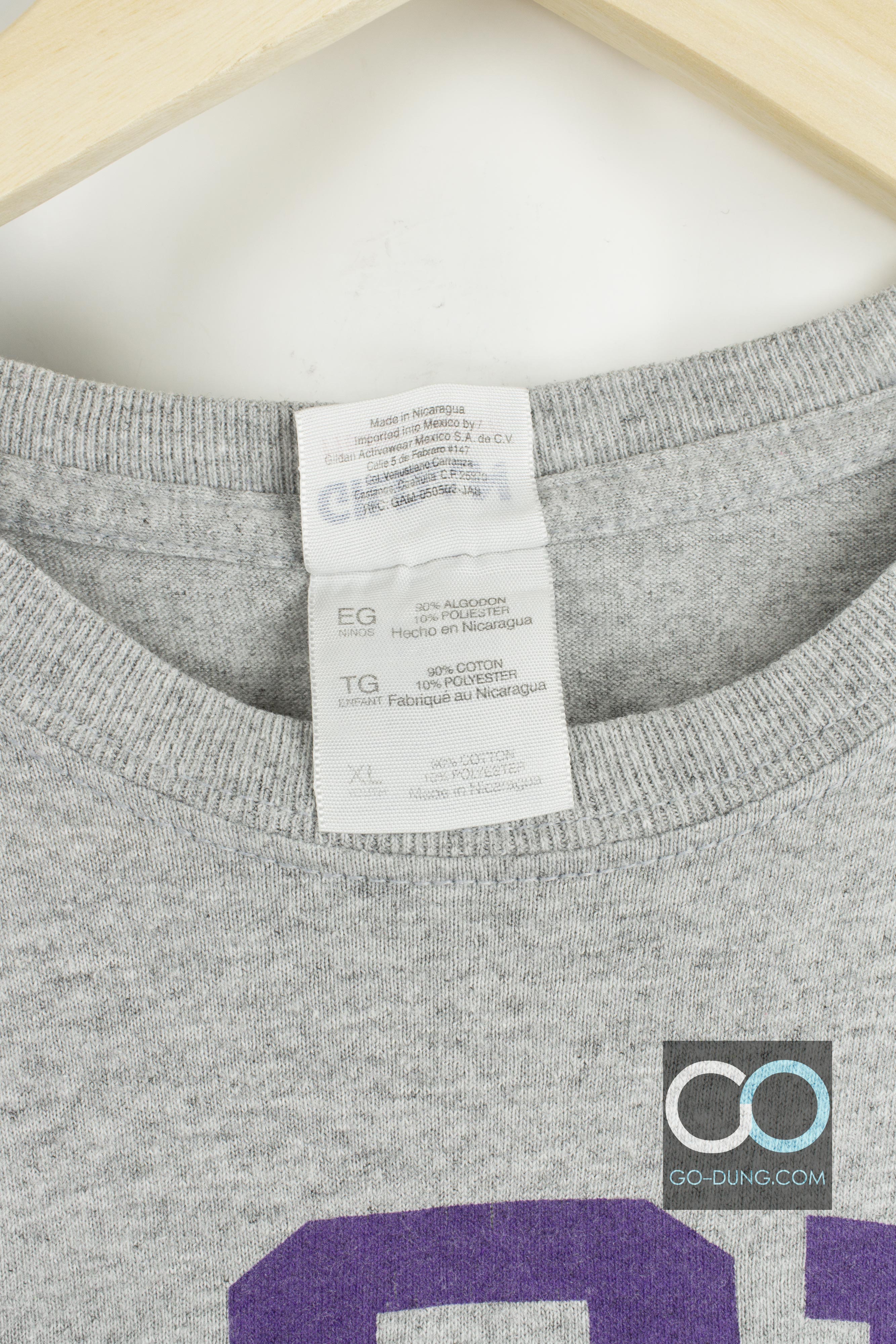 เสื้อยืดผ้าบาง ผ้าผสม โพลี ยี่ห้อ GILDAN