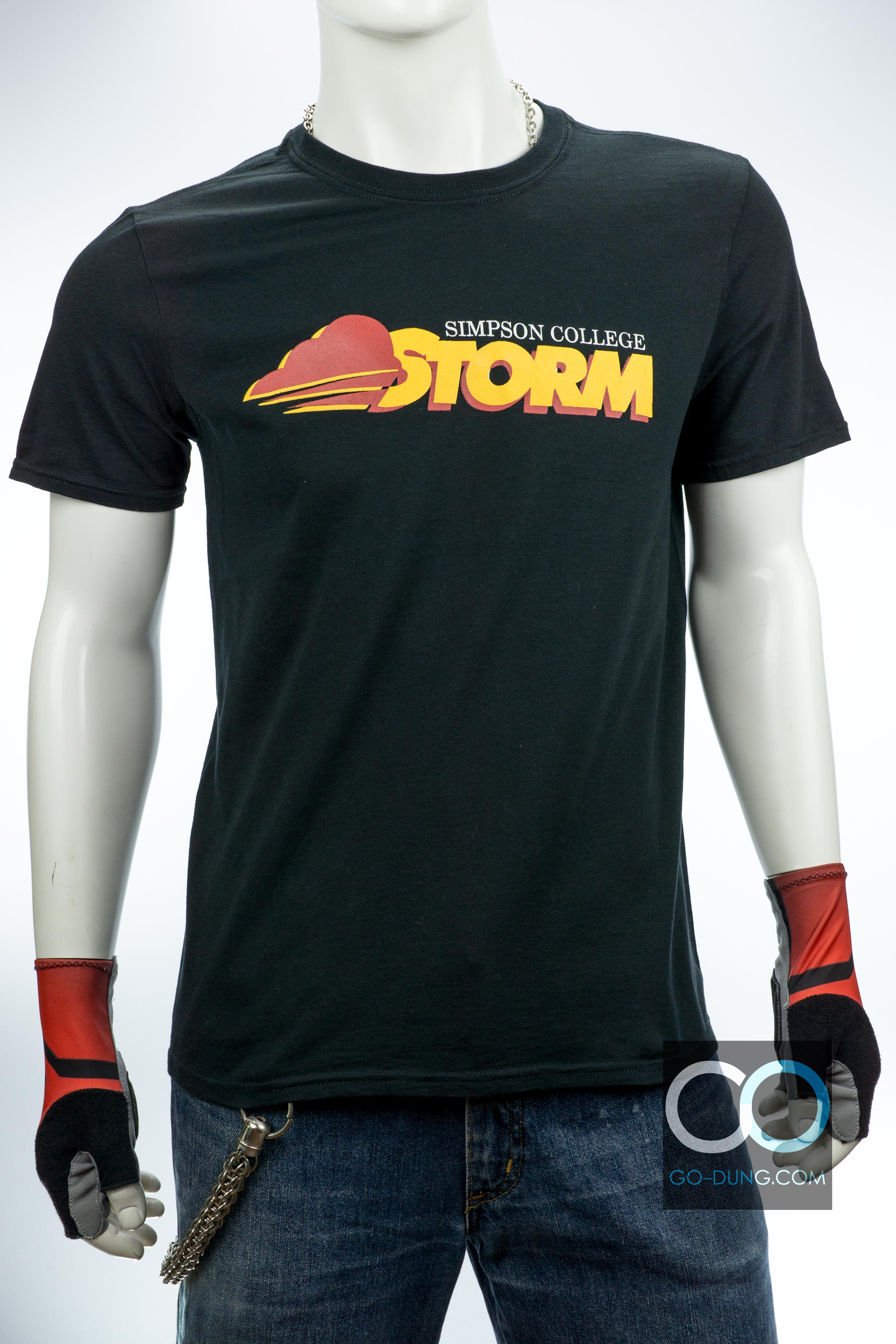 เสื้อ USA วินเทจ GILDAN : SIMPSON COLLEGE STORM ผ้า 100 คอตตอน