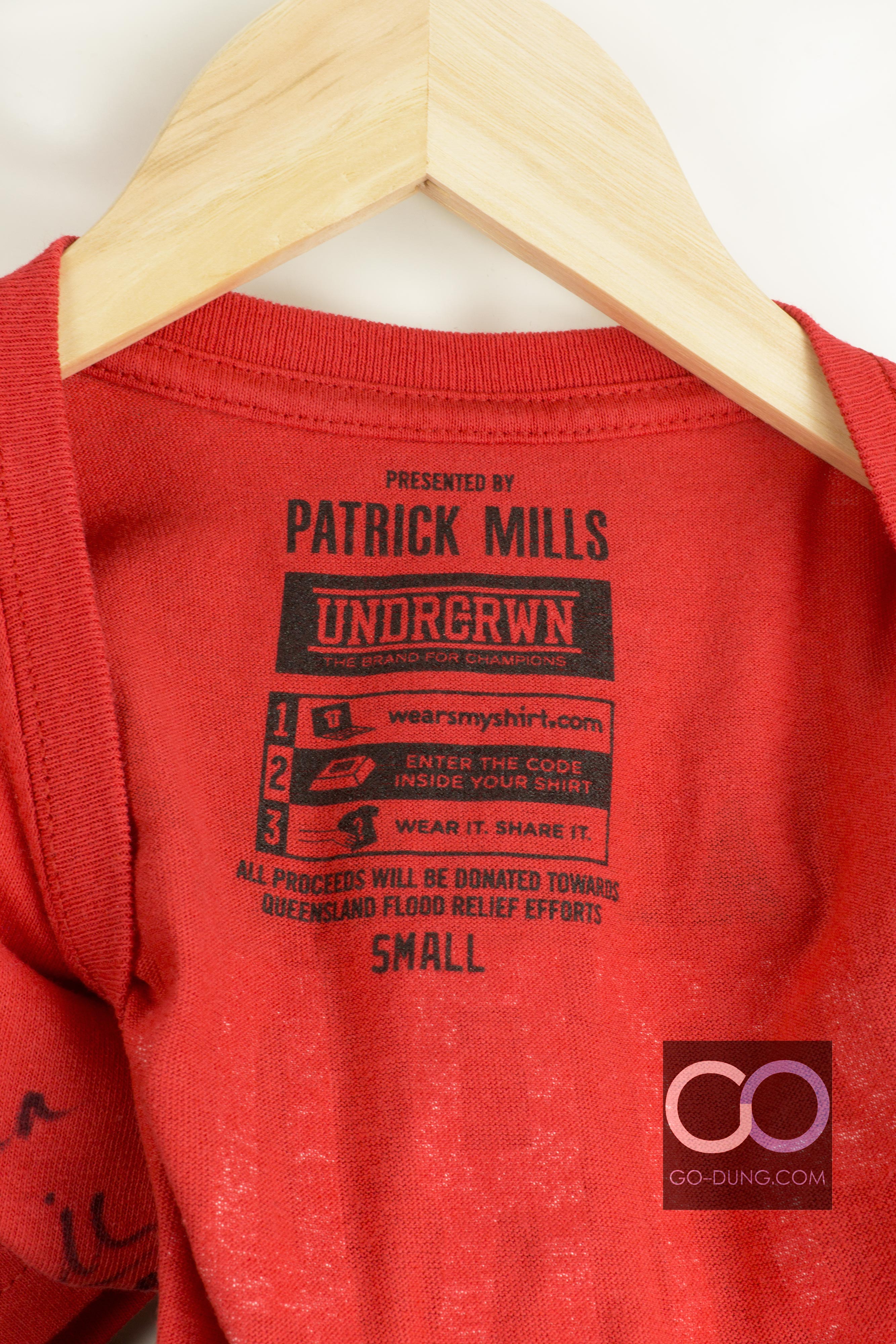 เสื้อบาสเกตบอลมือสอง PATRICK MILLS มีลายเซ็นต์ PATTY MILLS NO.8 SAN ANTONIO SPUR