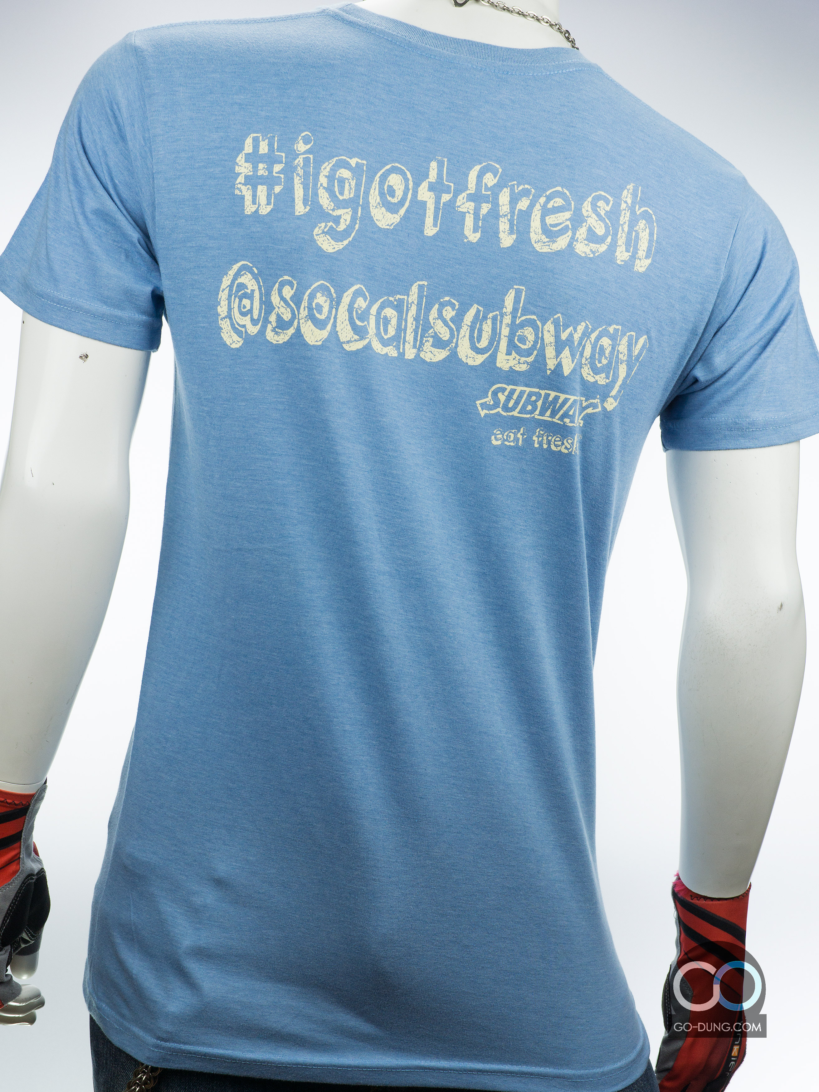 เสื้อยืดมือสอง COTTON HERITAGE : # IGOTFRESH @ SOCALSUBWAY ผ้าบาง ผ้าผสม 60/40