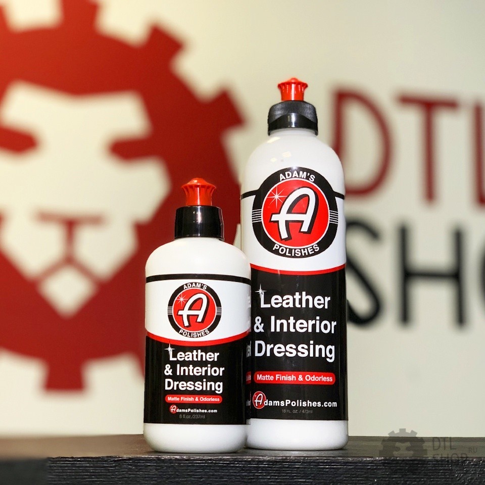 Adam's Leather & Interior Dressing (16 oz/473 ml) ปกป้อง และบำรุงรักษาเคลือบเบาะหนังภายใน