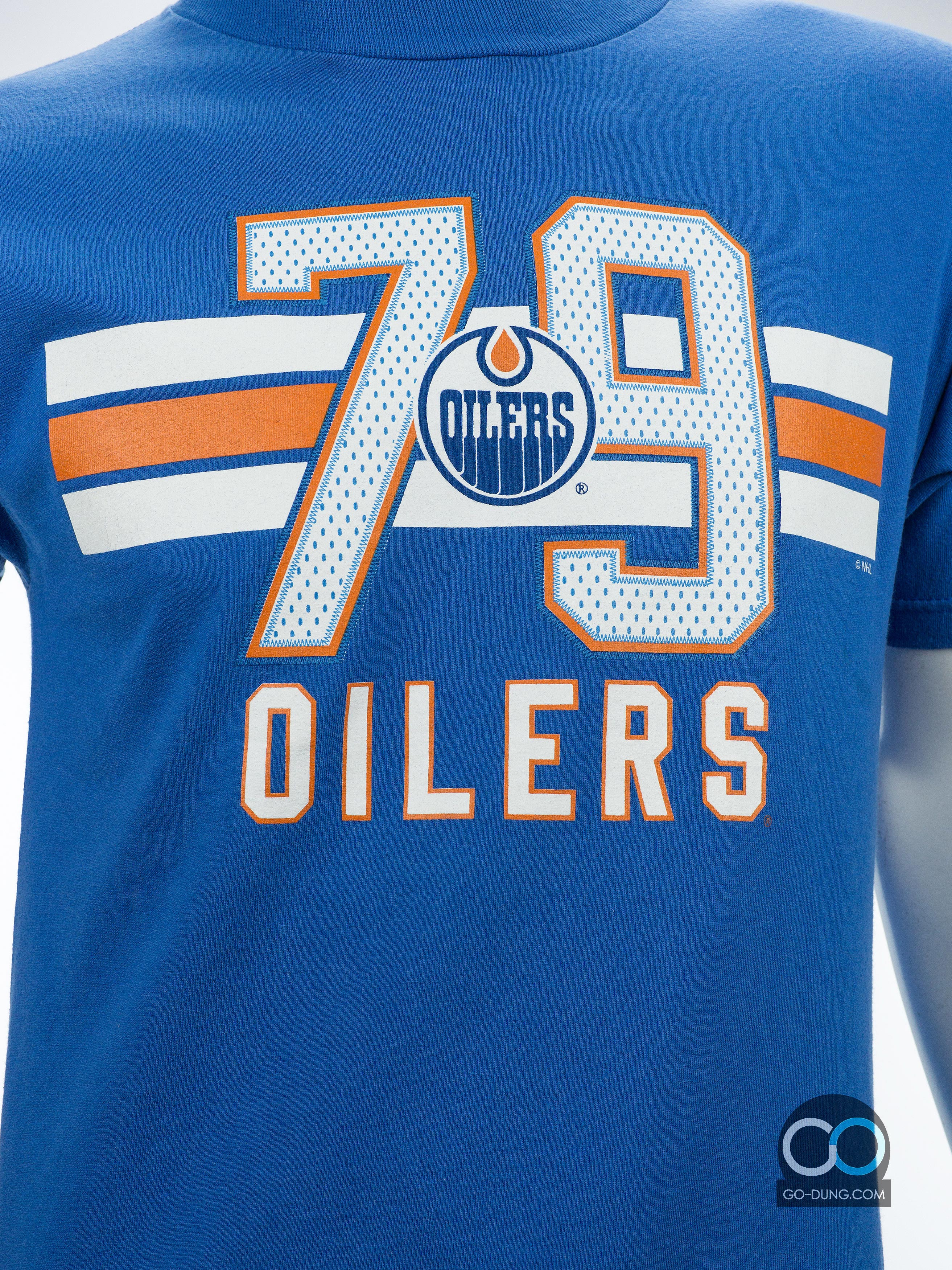 เสื้อยืดมือสอง 79 OILERS ผ้า 100 คอตตอน