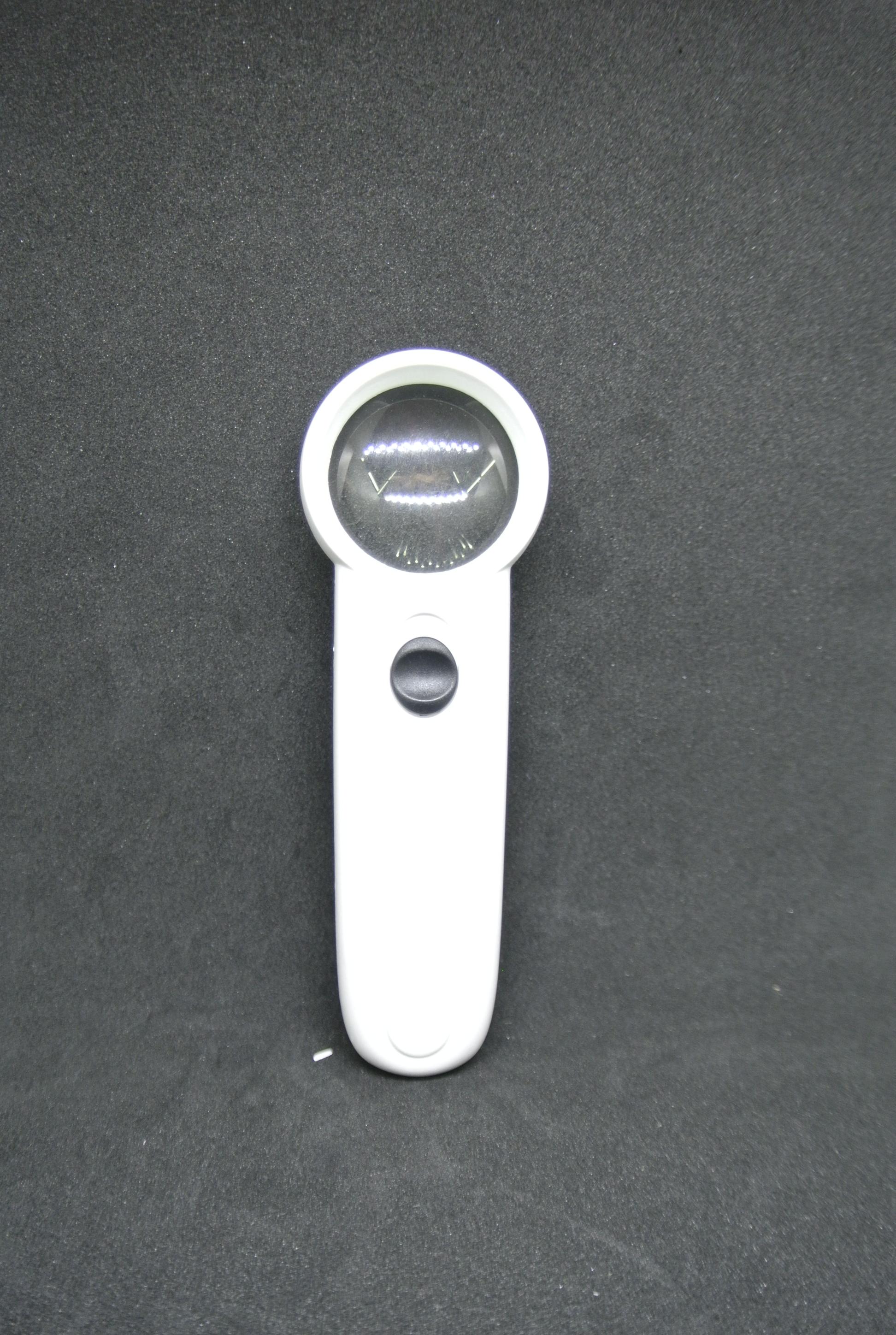 แว่นขยายHand-Hold Magnifier(Exclamation Mark Type) (สีขาว)