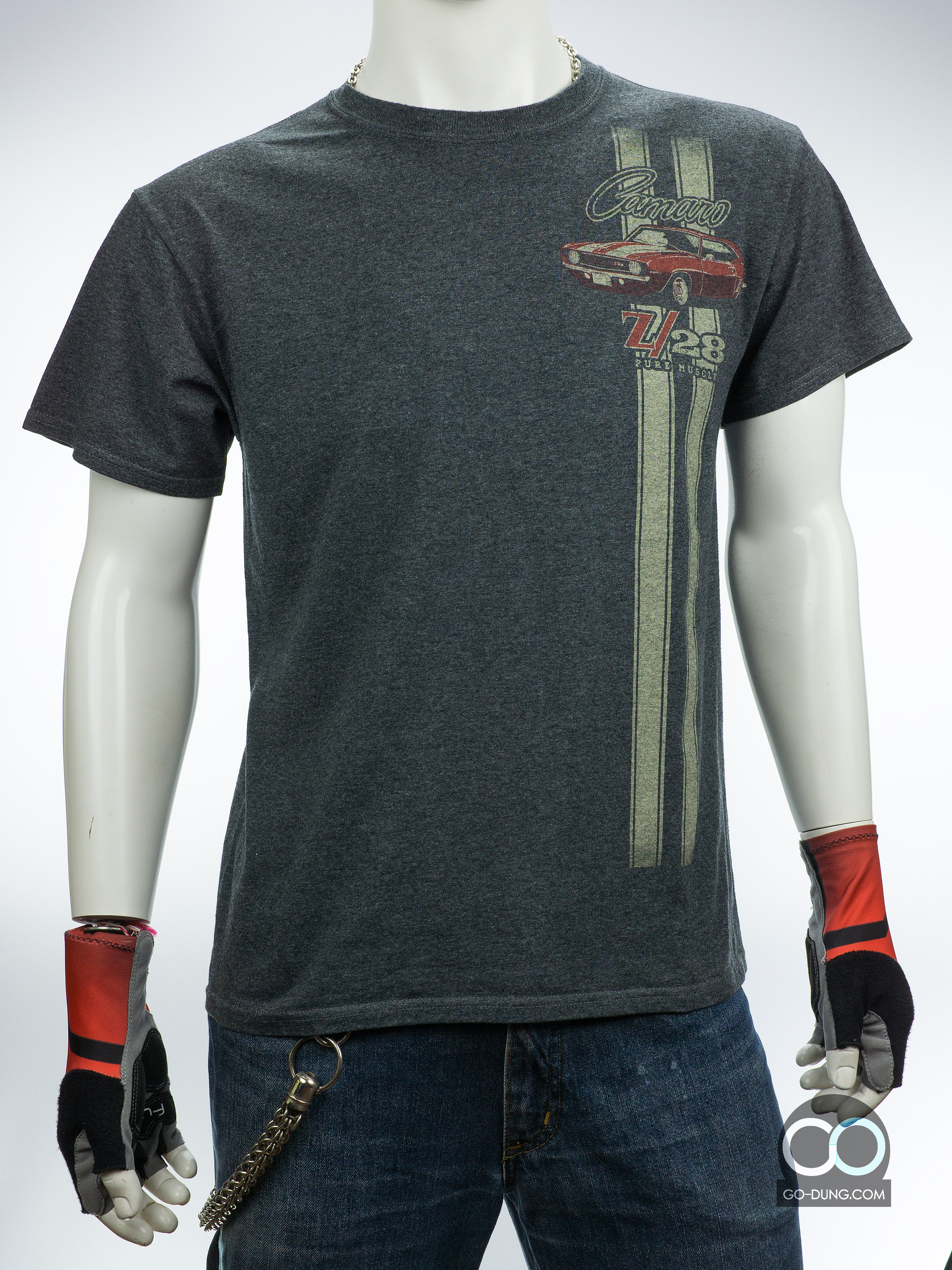เสื้อยืดมือสอง GM : CAMARO Z/28 PURE MUSCLE ผ้าบาง ผ้า 50/50