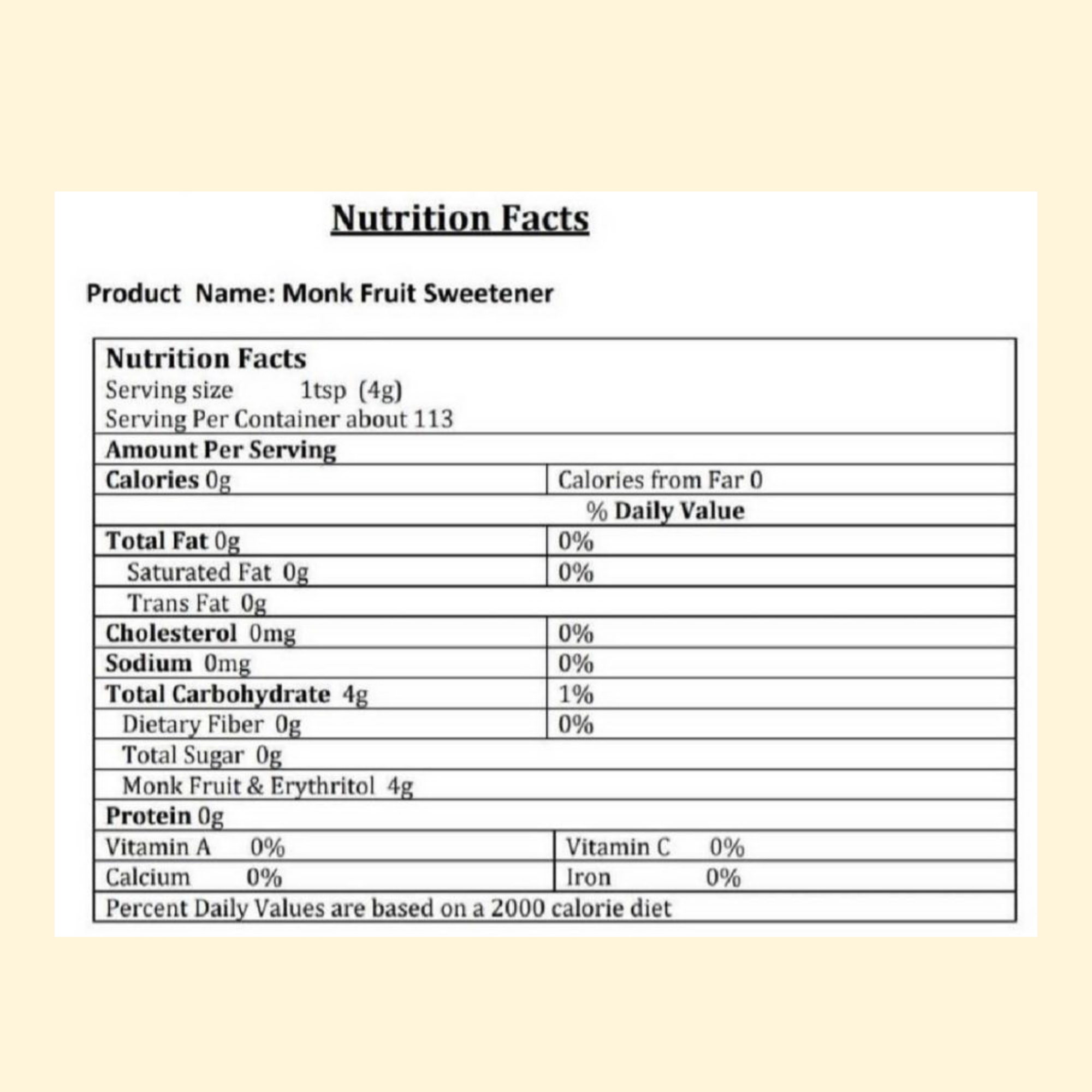 เป็นอยู่ดี Penyudee น้ำตาล หล่อฮังก๊วย Monk fruit sweetener with Erythritol สารให้ความหวาน จากธรรมชาติ หวานอร่อย ขนาด 200 กรัม