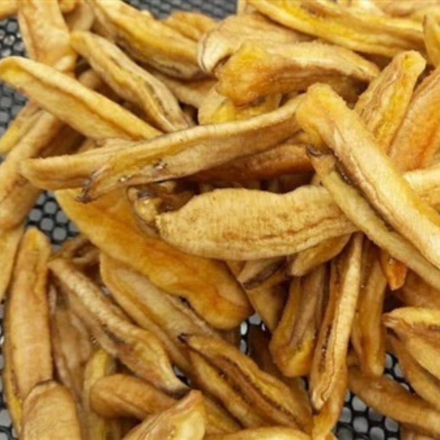 PhoonPhon พูนผล กล้วยอบแห้ง ขนาด 80 กรัม Dried Banana Stick รสชาติอร่อย สามารถพกไปทานเล่นได้ทุกเวลา