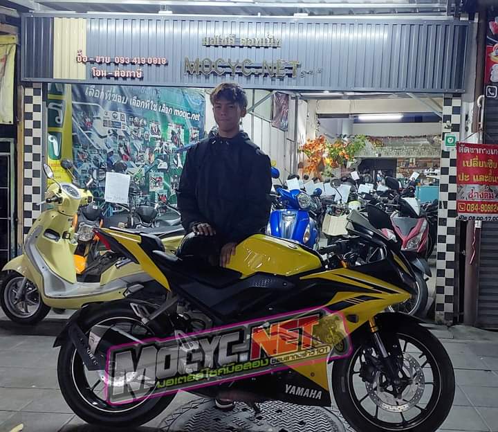(ปิดการขายครับ) ลูกค้าประจำของเรา Yamaha r15 led สีเหลือง ปี 61 2018