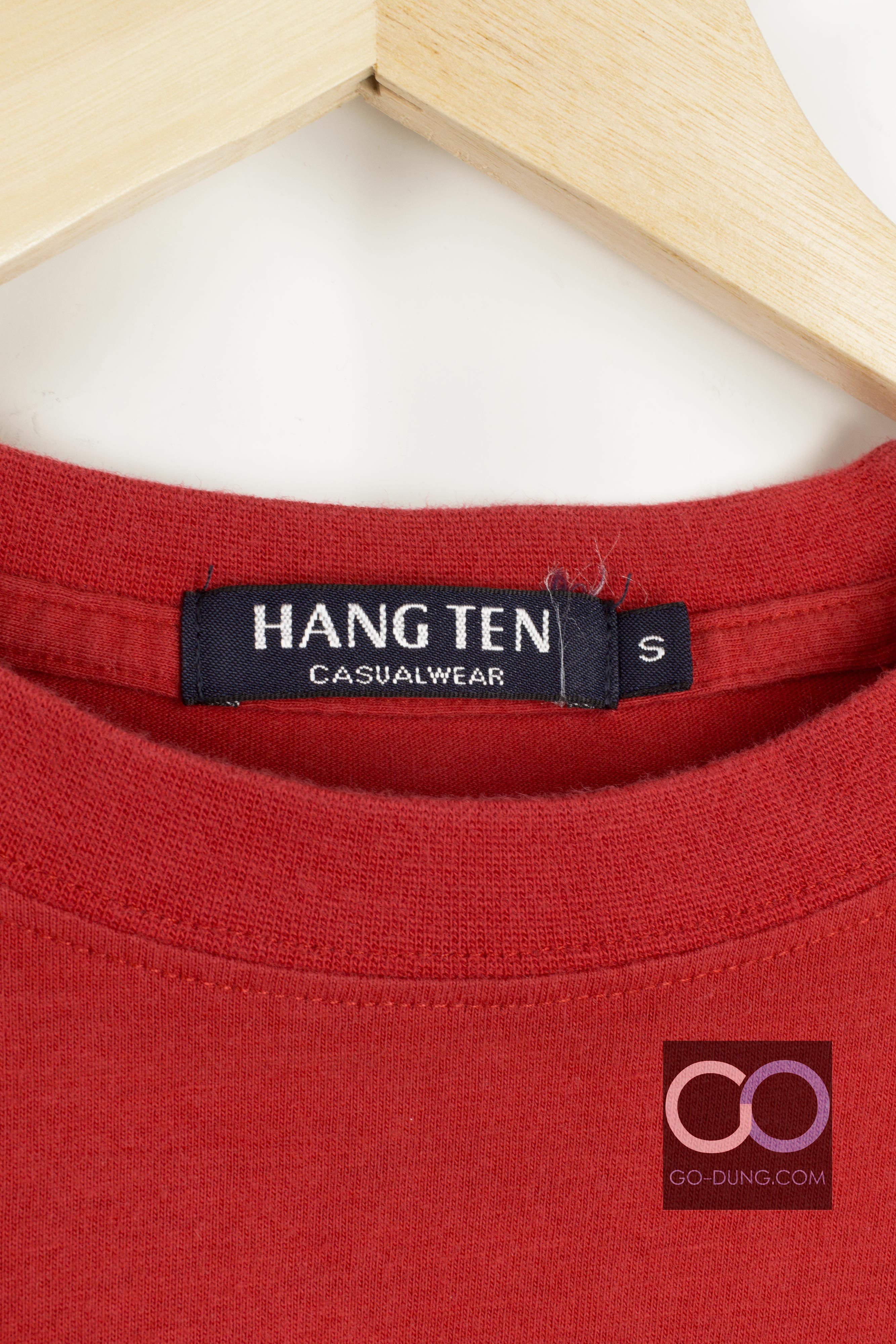 เสื้อยืดมือสอง HANGTEN : SINGAPORE ผ้า 100 คอตตอน