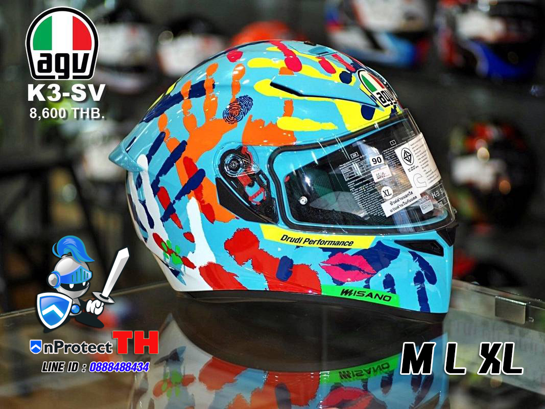 หมวกกันน็อค AGV K-3 SV GRAPHIC 2018