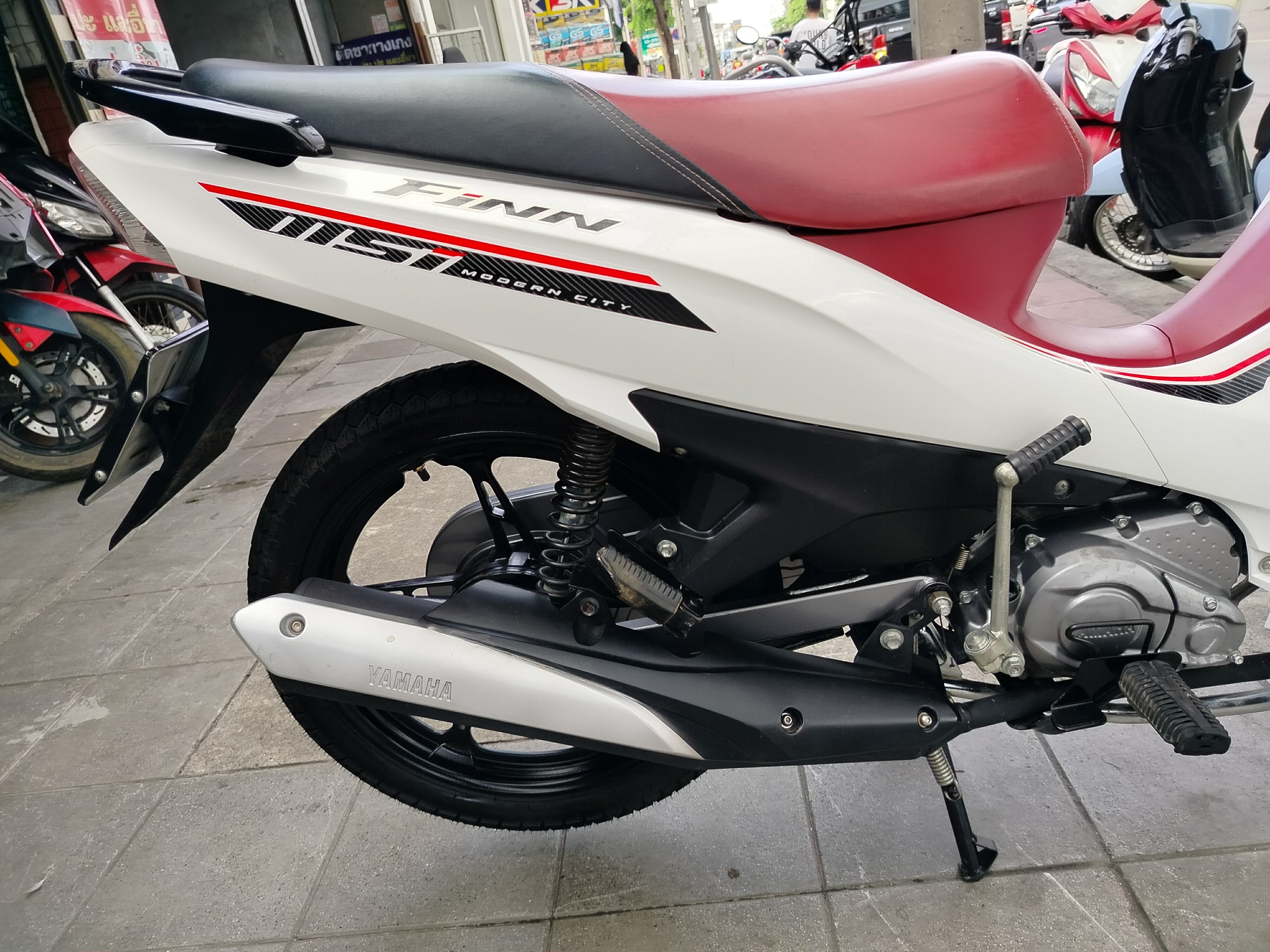 ปิดการขาย yamaha finn สีขาวตัวท็อปล้อแม็ก 2023