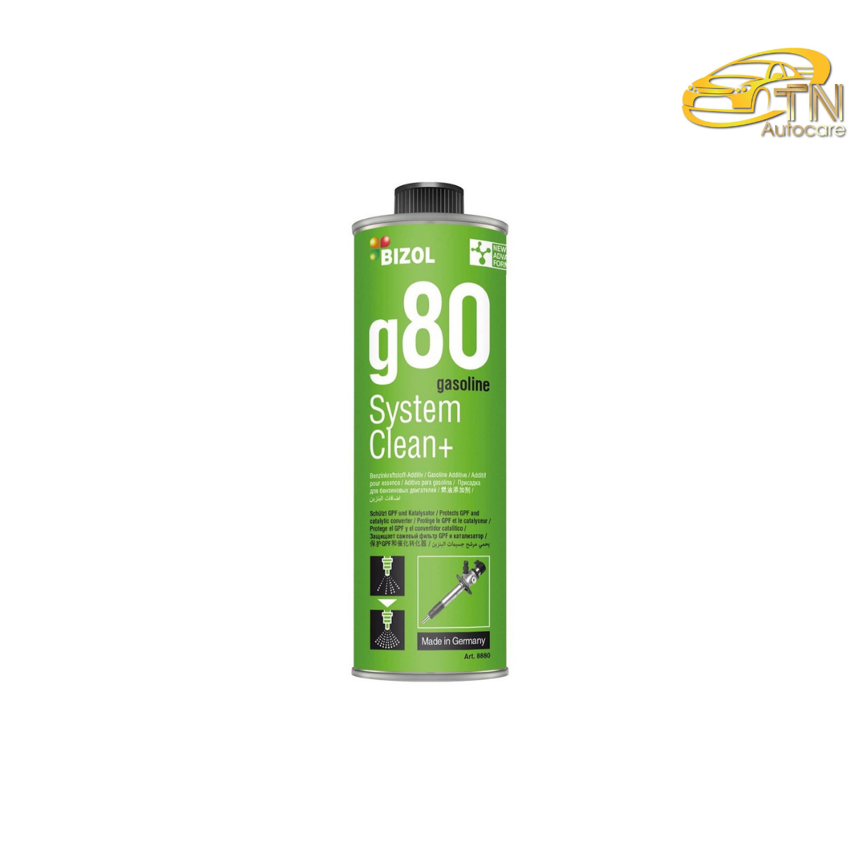 BIZOL Gasoline System Clean+ g80 น้ำยาทำความสะอาดหัวฉีดเบนซิน