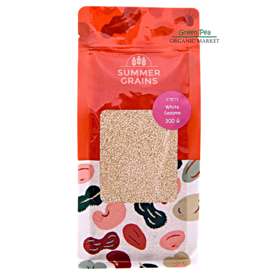 Summer grains งาขาวเม็ด 300g. White sesame