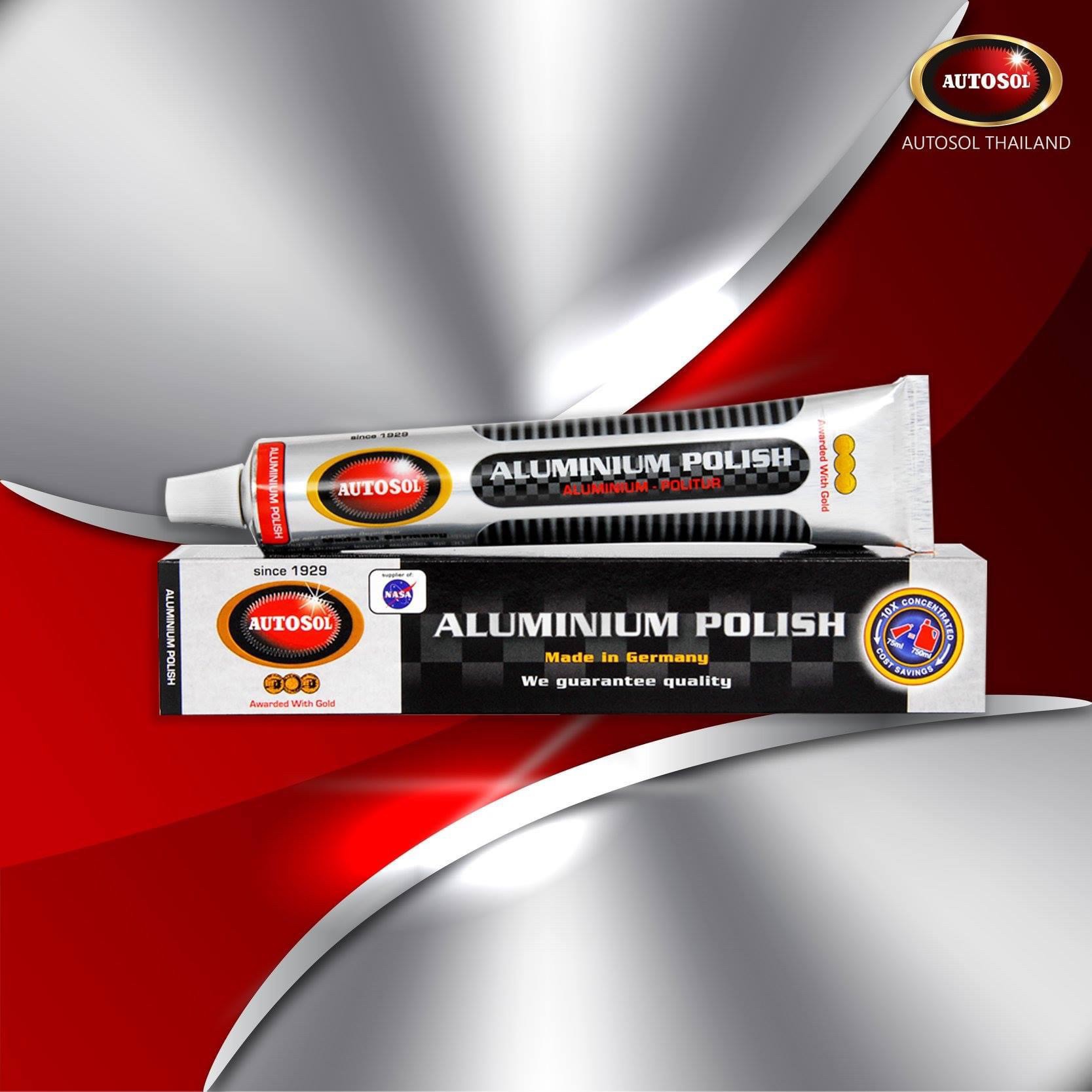 ครีมขัดเคลือบเงาอลูมิเนียม AUTOSOL ALUMINIUM POLISH ขนาด 75 ml