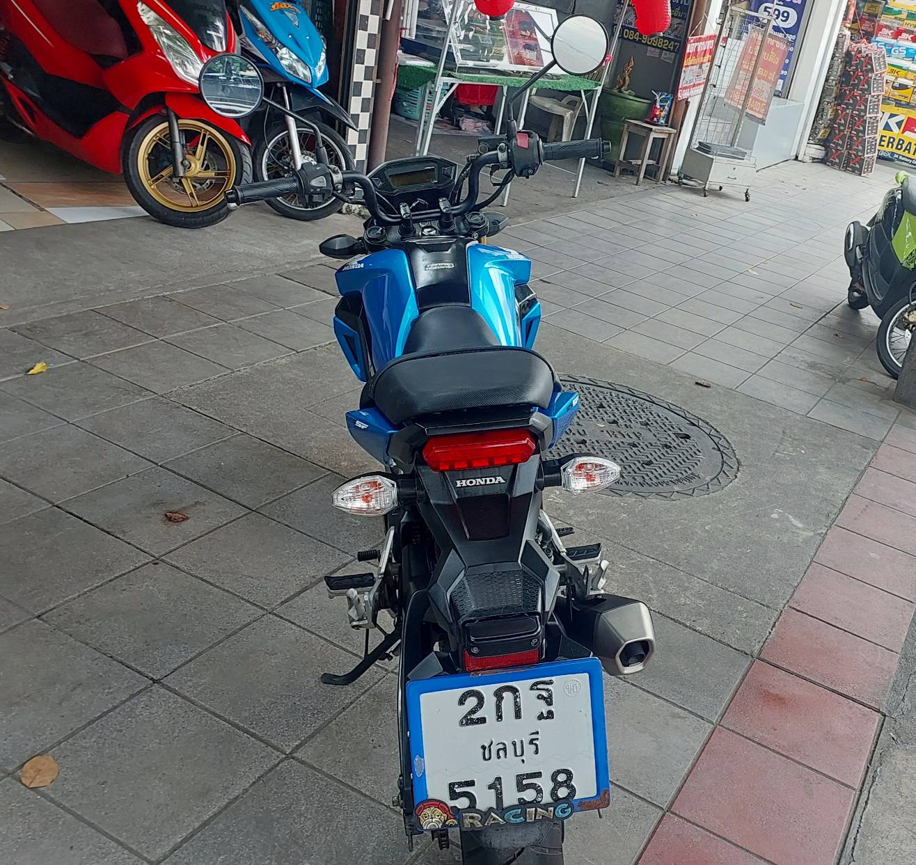 (ปิดการขายครับ) msx sf 2017 สีน้ำเงินดำ ตัวใหม่ไฟหน้า LED