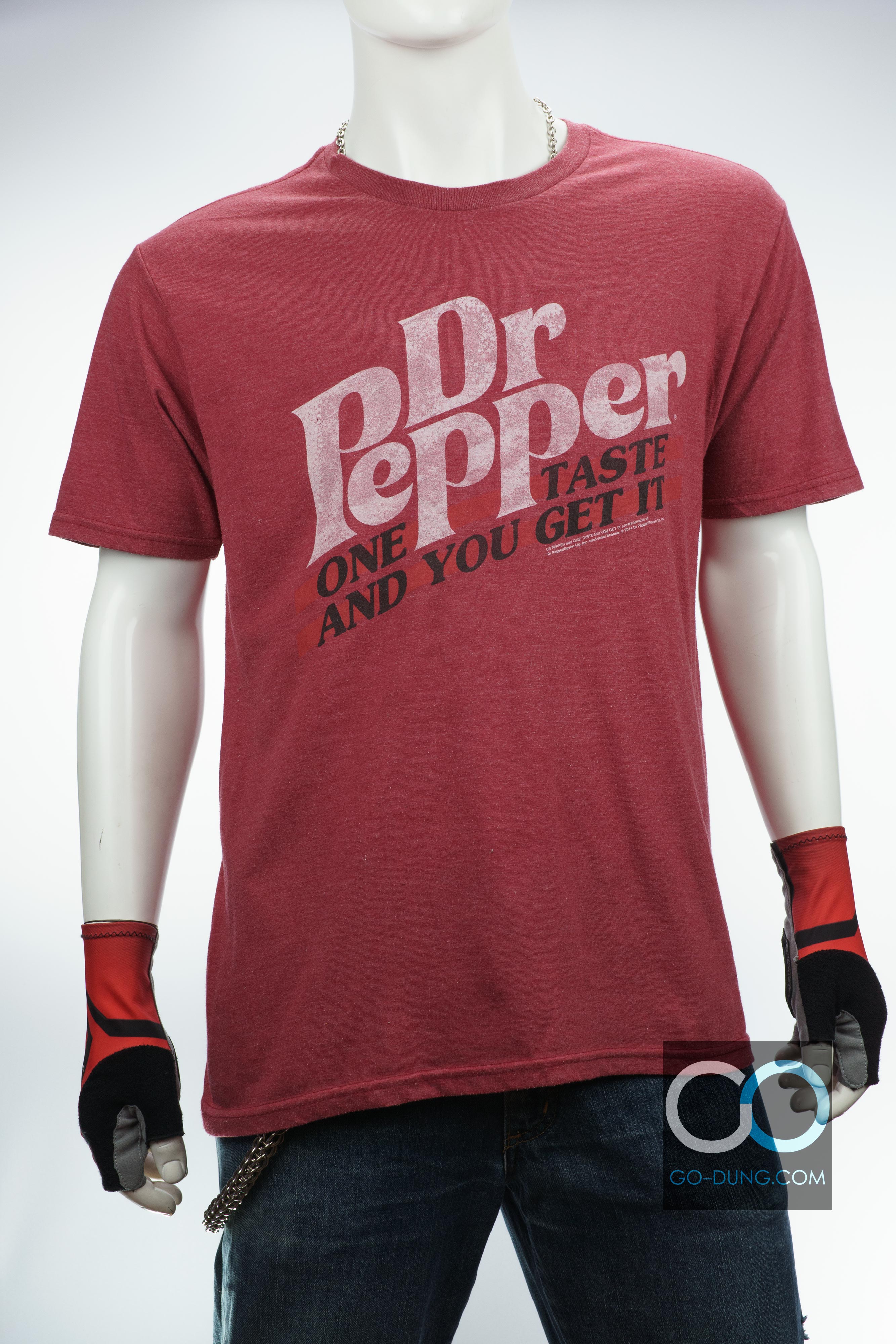 เสื้อยืดเครื่องดื่ม USA แท้ DR.PEPPER : ONE TASTE AND YOU GET IT ผ้า 50/50 ผ้าบาง