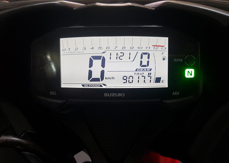 (ปิดการขาย) gsx-r 150 2018 สีแดง กุญแจสมาทคีย์