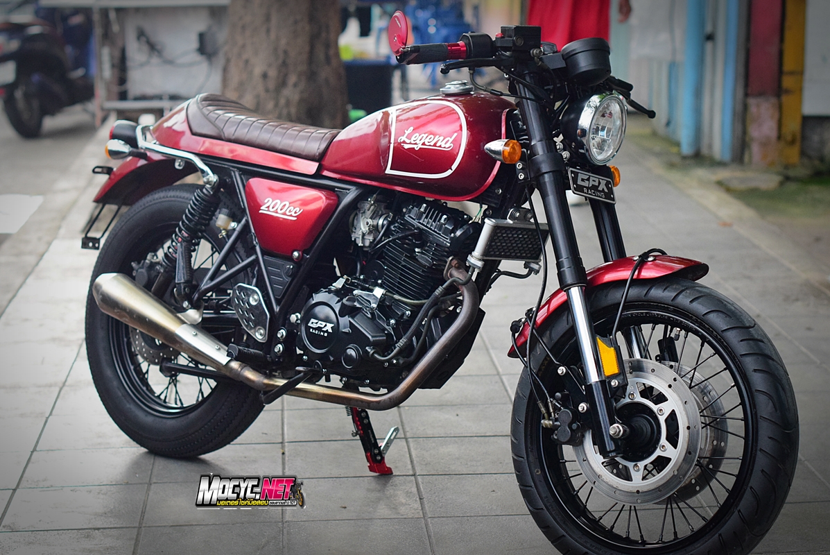 (( ขายแล้วครับ )) legend 200 สีแดง แต่งสวยตามรูป