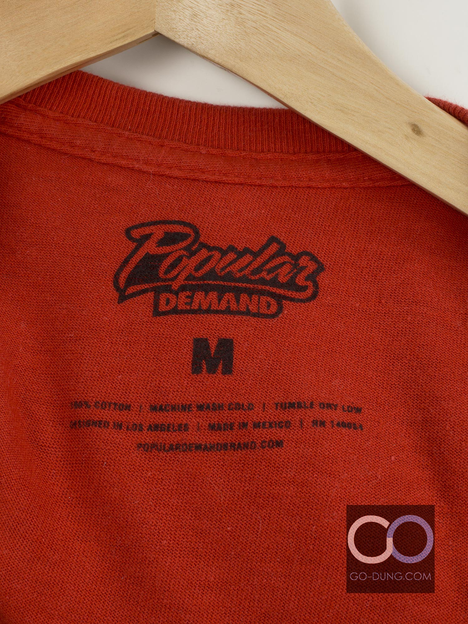 เสื้อยืดมือสอง POPULAR DEMAND STREET WEAR ผ้า 100 คอตตอน ไม่ค่อยเจอ
