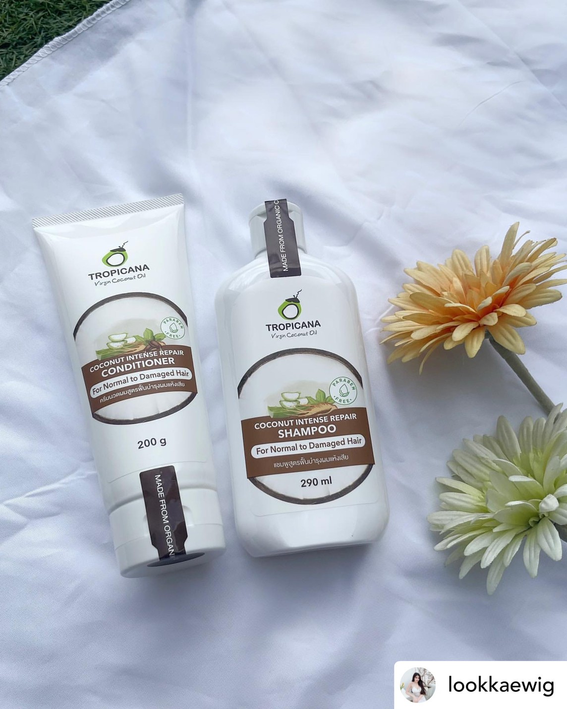 Tropicana ครีมนวด สูตร ฟื้นบำรุง ผมแห้งเสีย 200 ml. CONDITIONER FOR DAMAGED HAIR