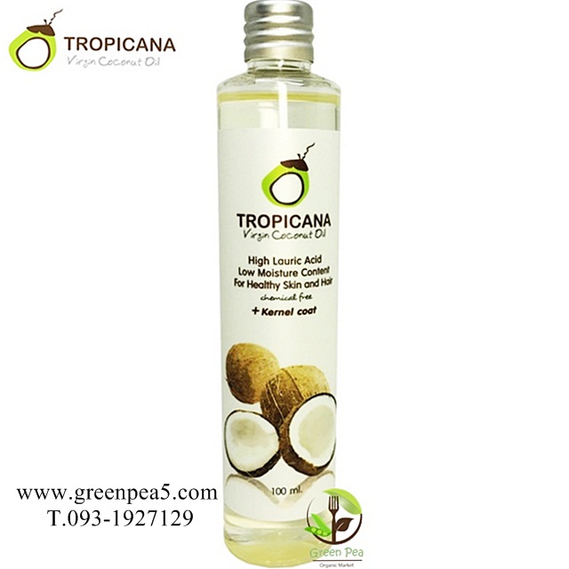 น้ำมันมะพร้าวบริสุทธิ์สกัดเย็นออร์แกนิก ขนาด 100 ML