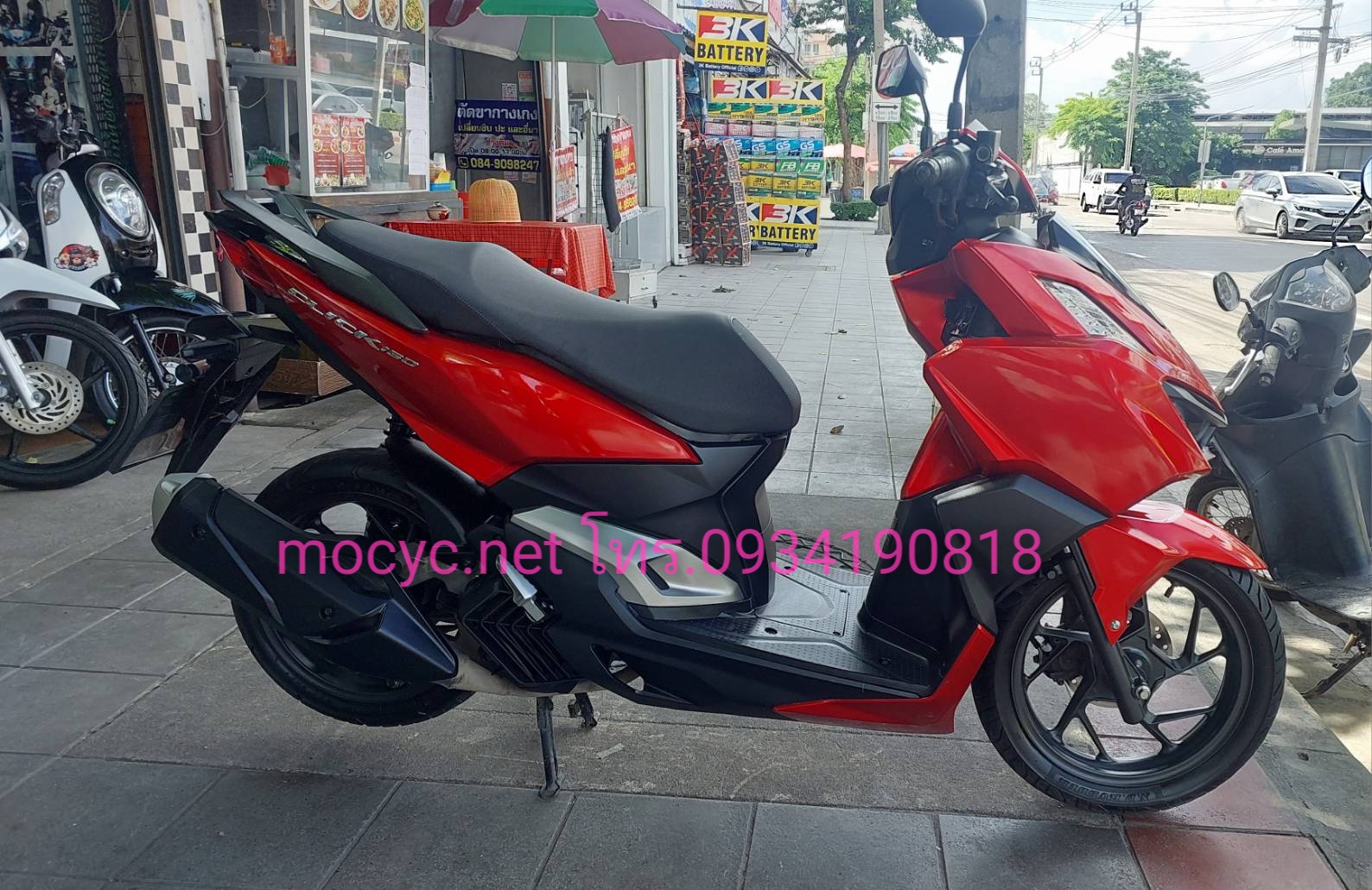 (ปิดการขายครับ) click 160 สีแดง ปี 2023 สภาพสวย