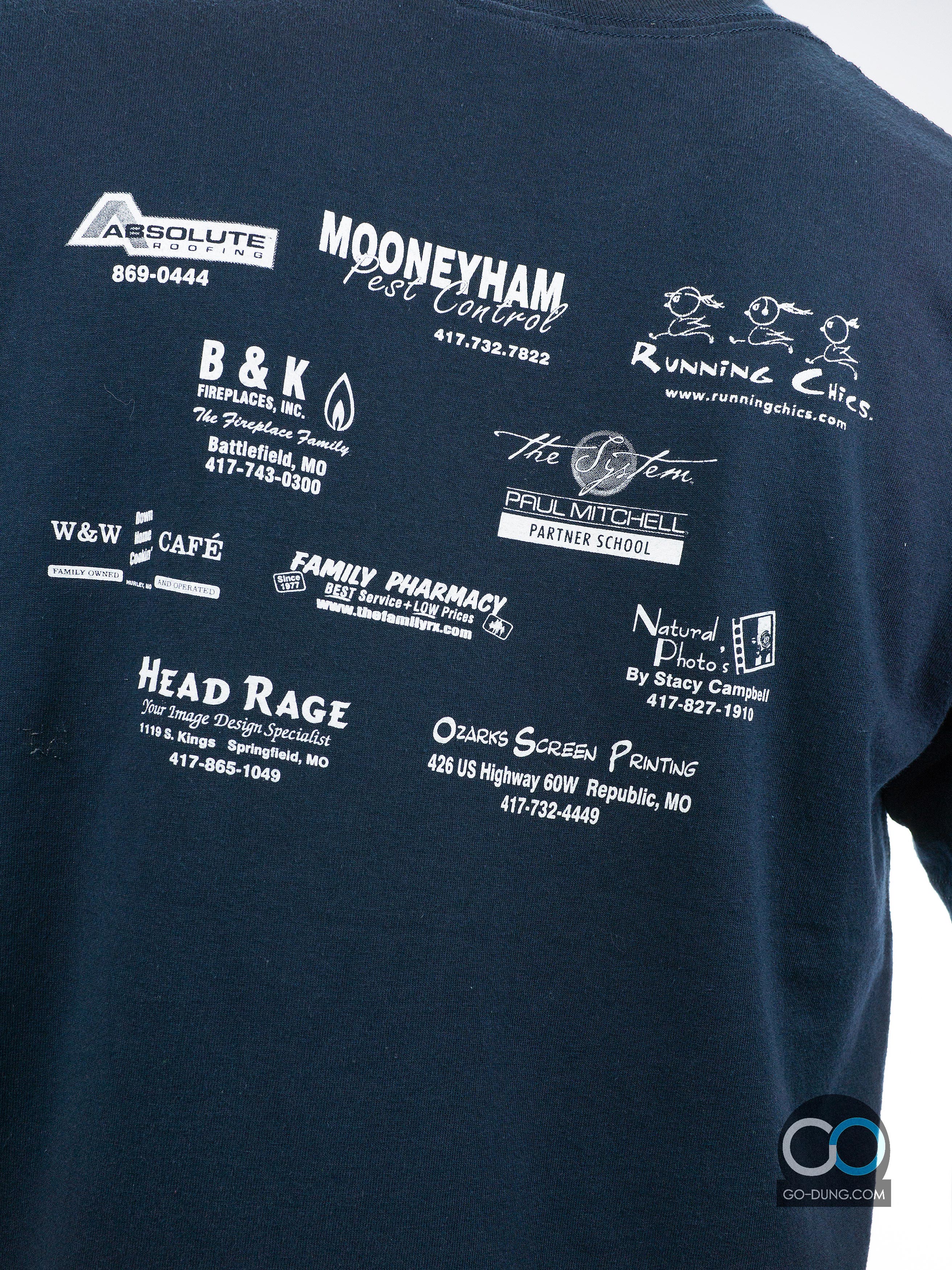 เสื้อยืดมือสอง GILDAN : MISSION POSSIBLE RELAY FOR LIFE ผ้าบาง ผ้า 50/50
