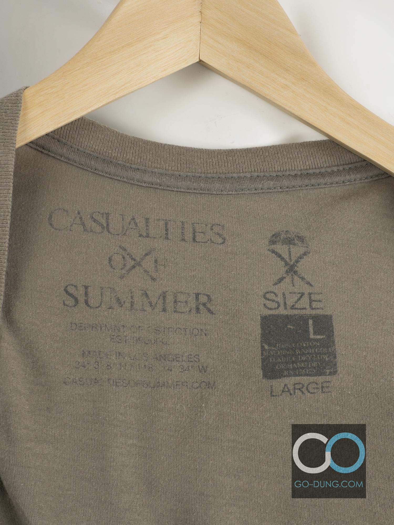 เสื้อยืดมือสอง California Industry ผ้า 100 คอตตอน Made in LA