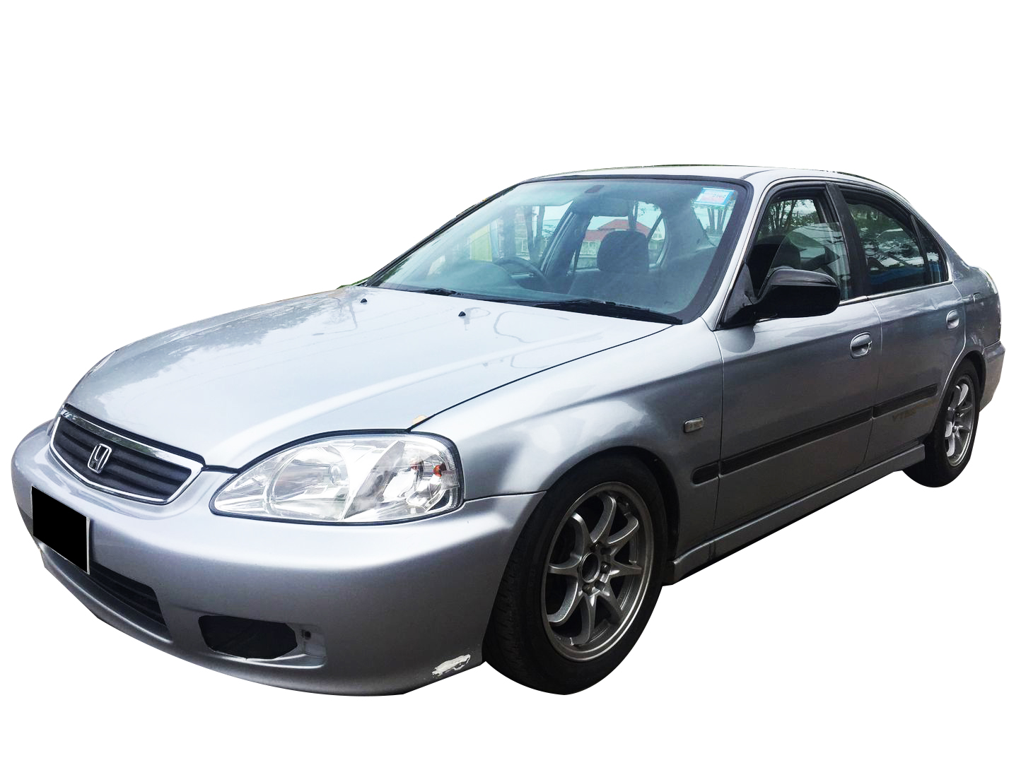 หน้ากาก หน้ากระจัง FRONT GRILLE RADIATOR HONDA CIVIC 1999-2000 ตาโต 112132