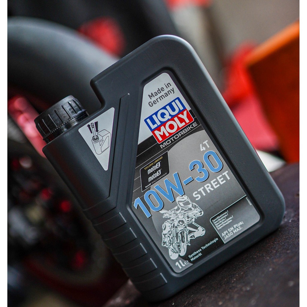 LIQUI MOLY น้ำมันเครื่องมอเตอร์ไซค์ Motorbike 4T 10W-30 Basic Street (1 ลิตร)