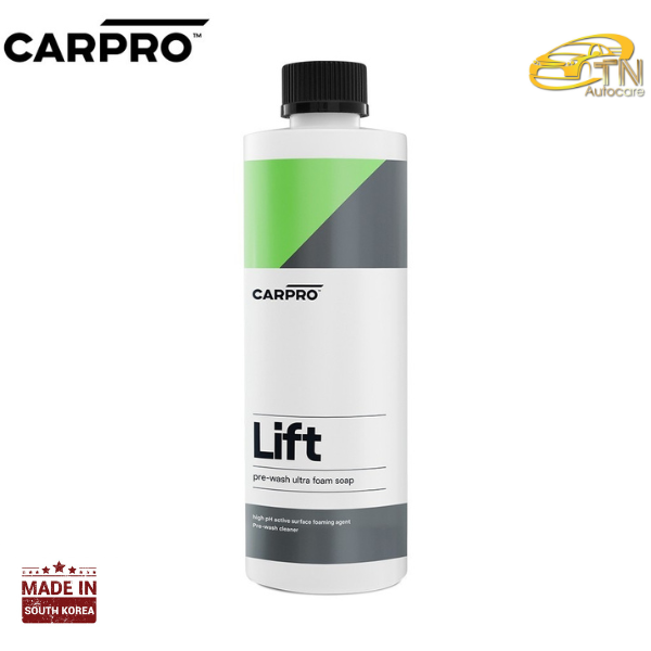 CARPRO Lift น้ำยา pre-wash เนื้อโฟมที่ผสมสารสารลดแรงตึงผิว ช่วยให้ขจัดคราบฝังแน่น ขนาด 500 ml