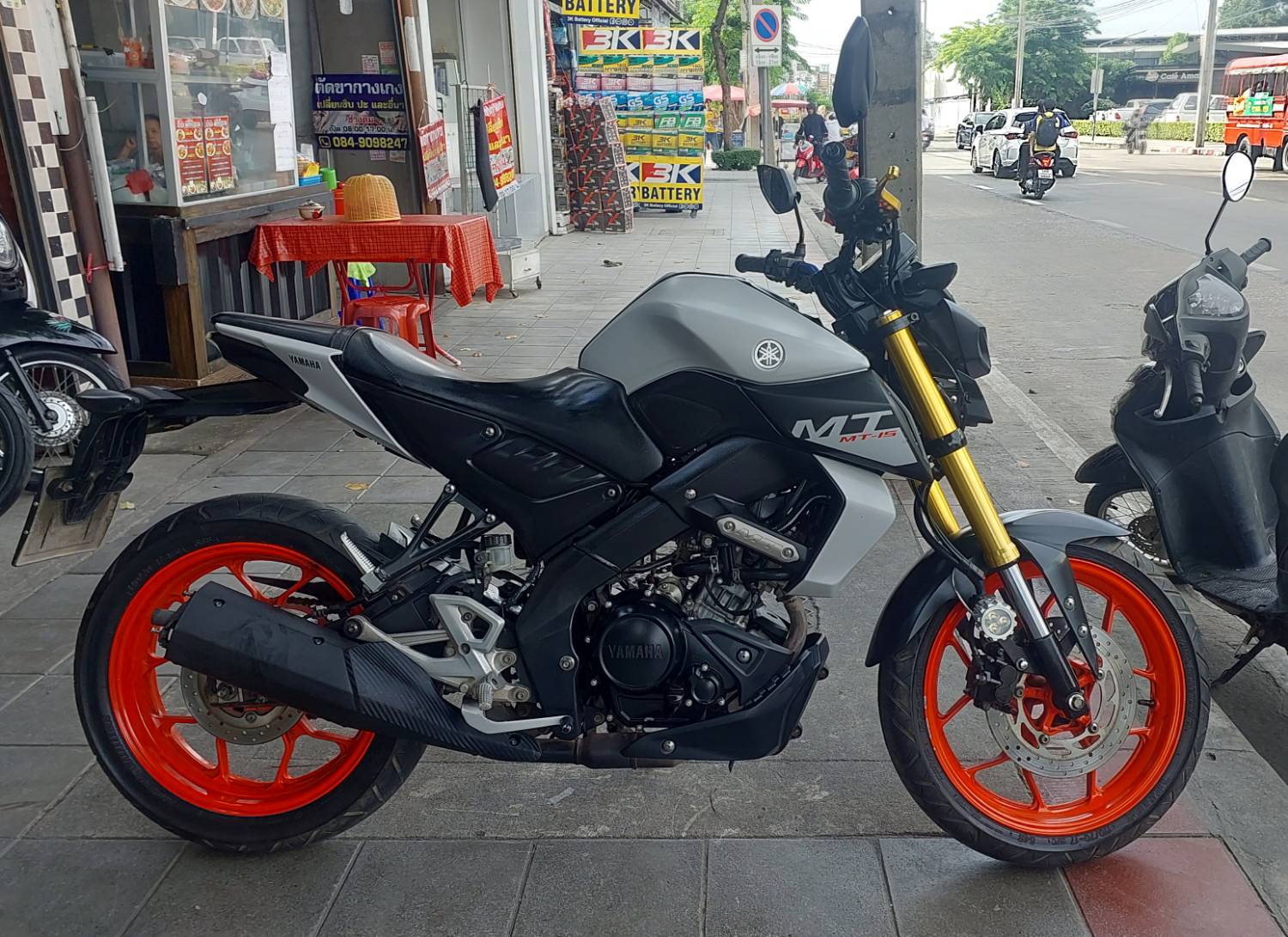 (ปิดการขายครับ) mt 15 สีเทา 2019