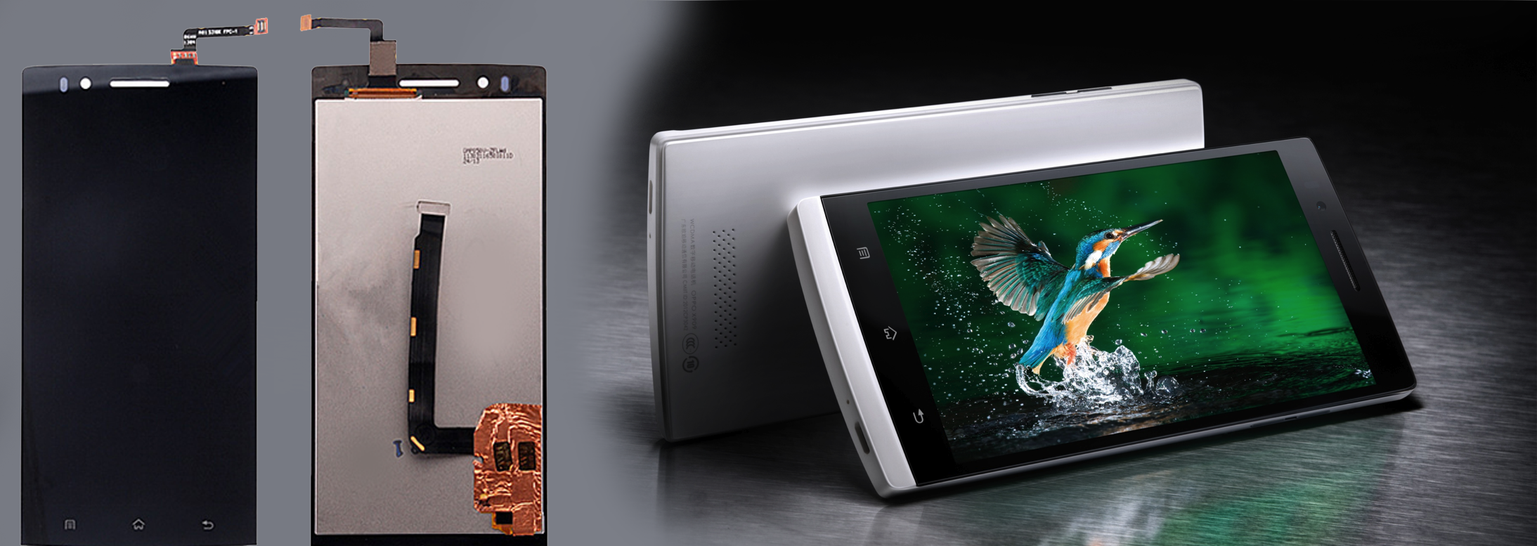 หน้าจอพร้อมทัสกรีน OPPO - X9009 / Find5