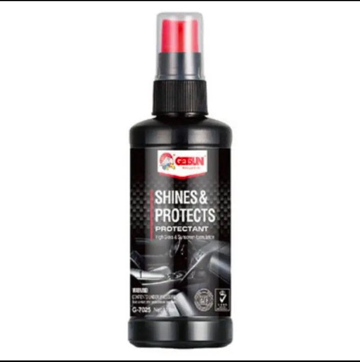 GETSUN Shines and Protects Protectant น้ำยาเคลือบเงา คอนโซล และบอดี้ภายในรถยนต์ ขนาด 118 ml.
