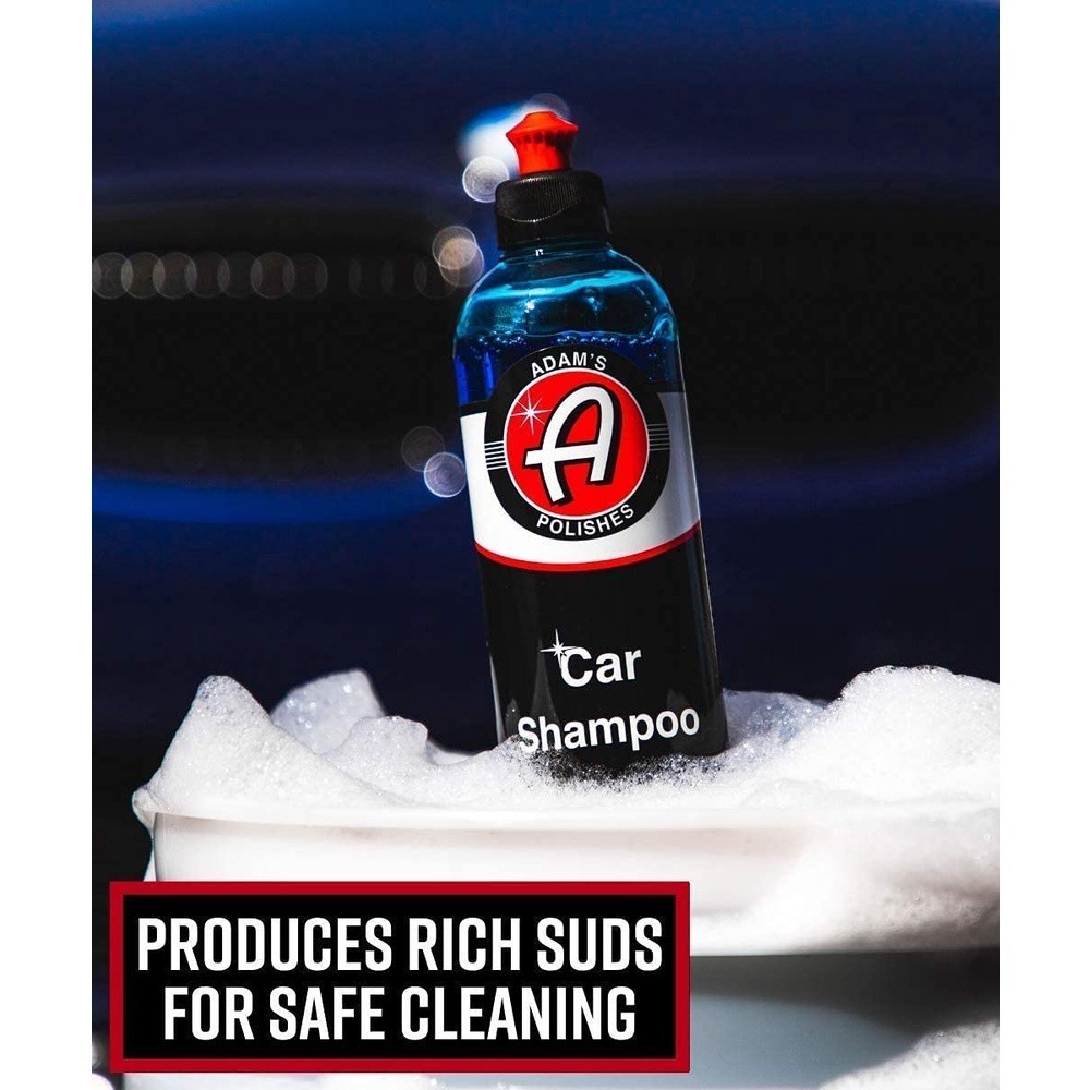 Adam's Car Shampoo (16 oz/473 ml) แชมพูล้างรถสูตรมาตรฐานของอดัมส์
