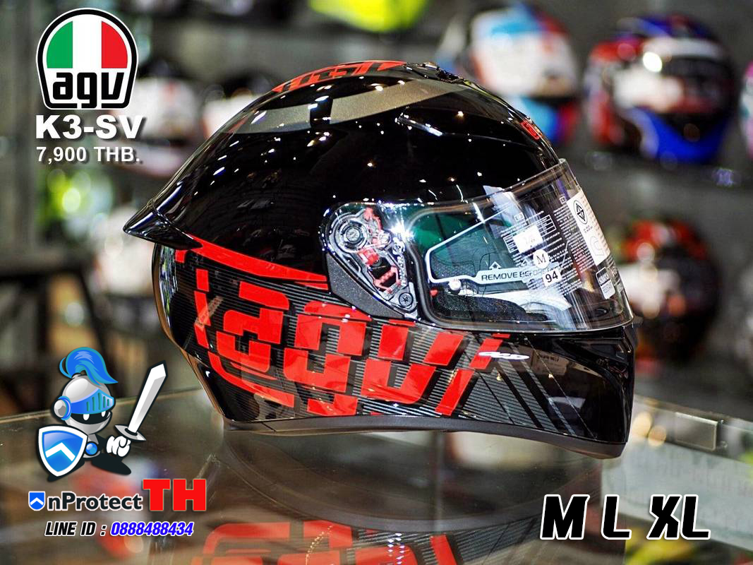 หมวกกันน็อค AGV K-3 SV GRAPHIC 2018
