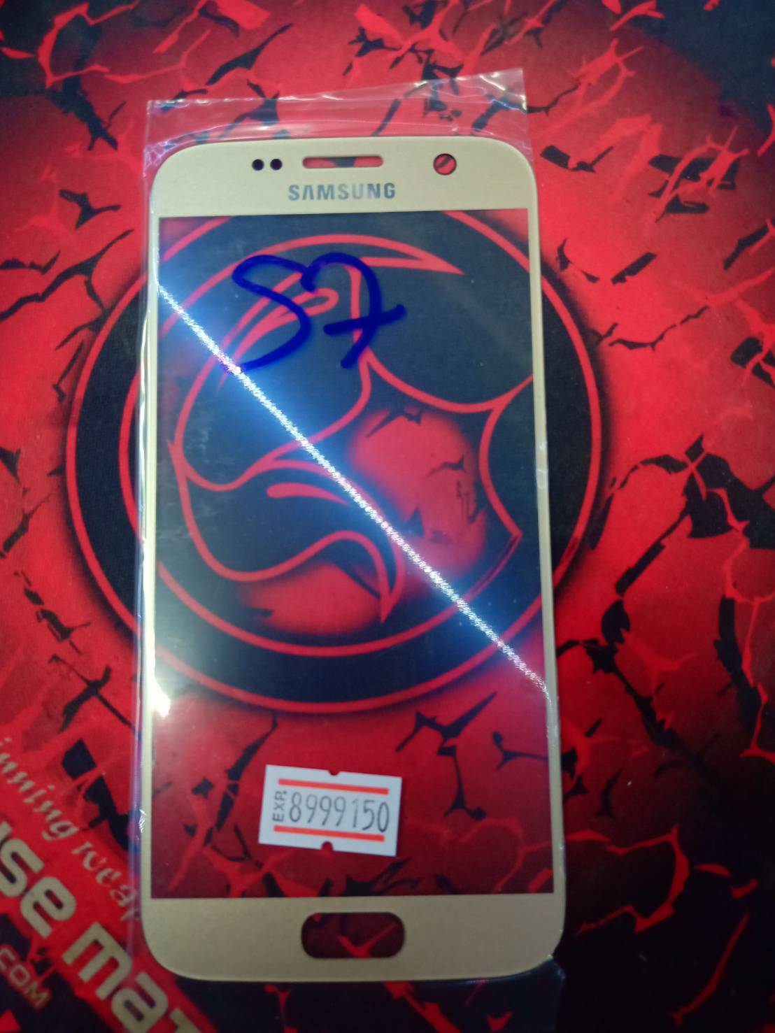 กระจกหน้าจอ Samsung galaxy S7 / ระบุสีที่หมายเหตุ