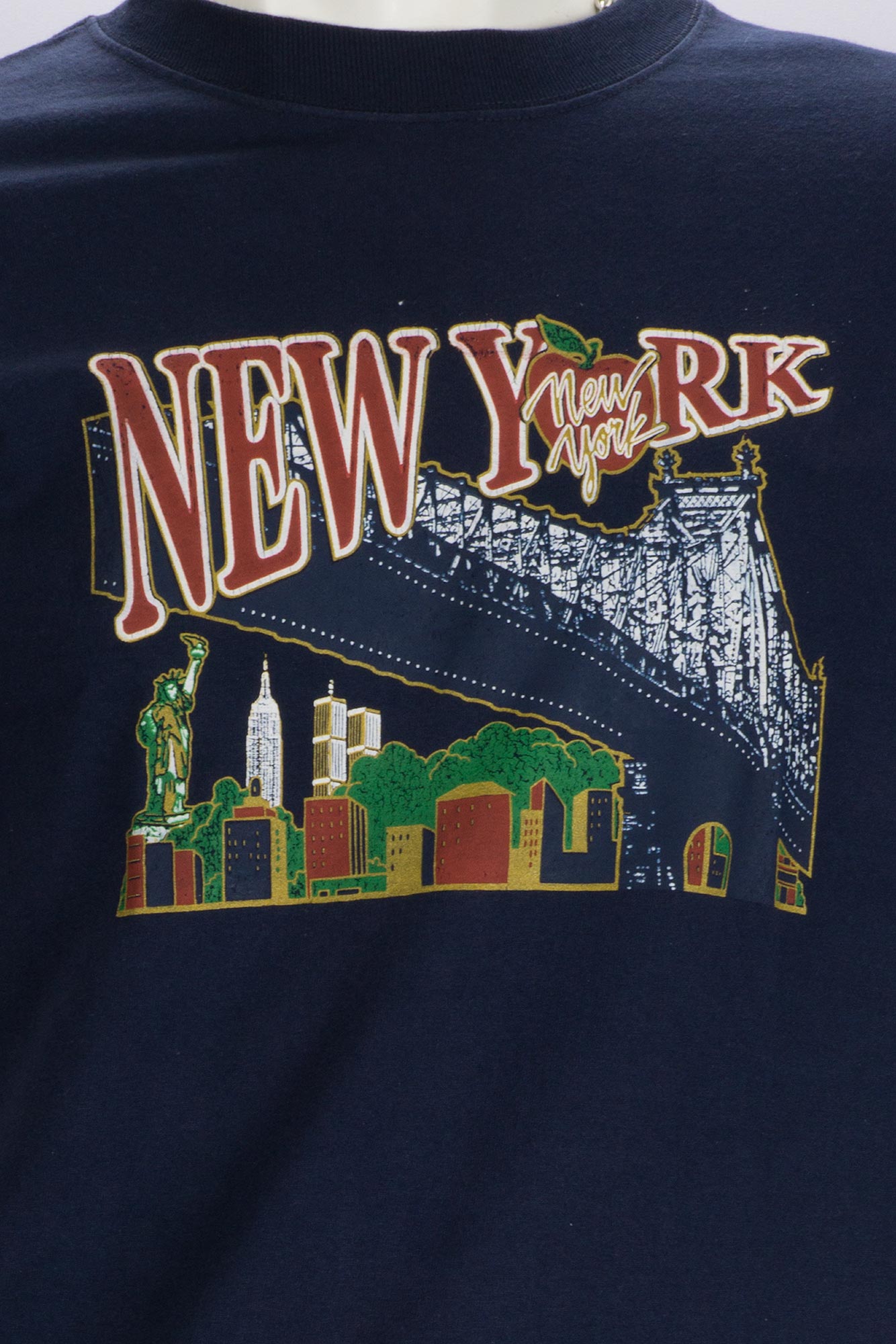 เสื้อยืดมือสอง GILDAN : NEW YORK, NEW YORK ผ้า 100 คอตตอน