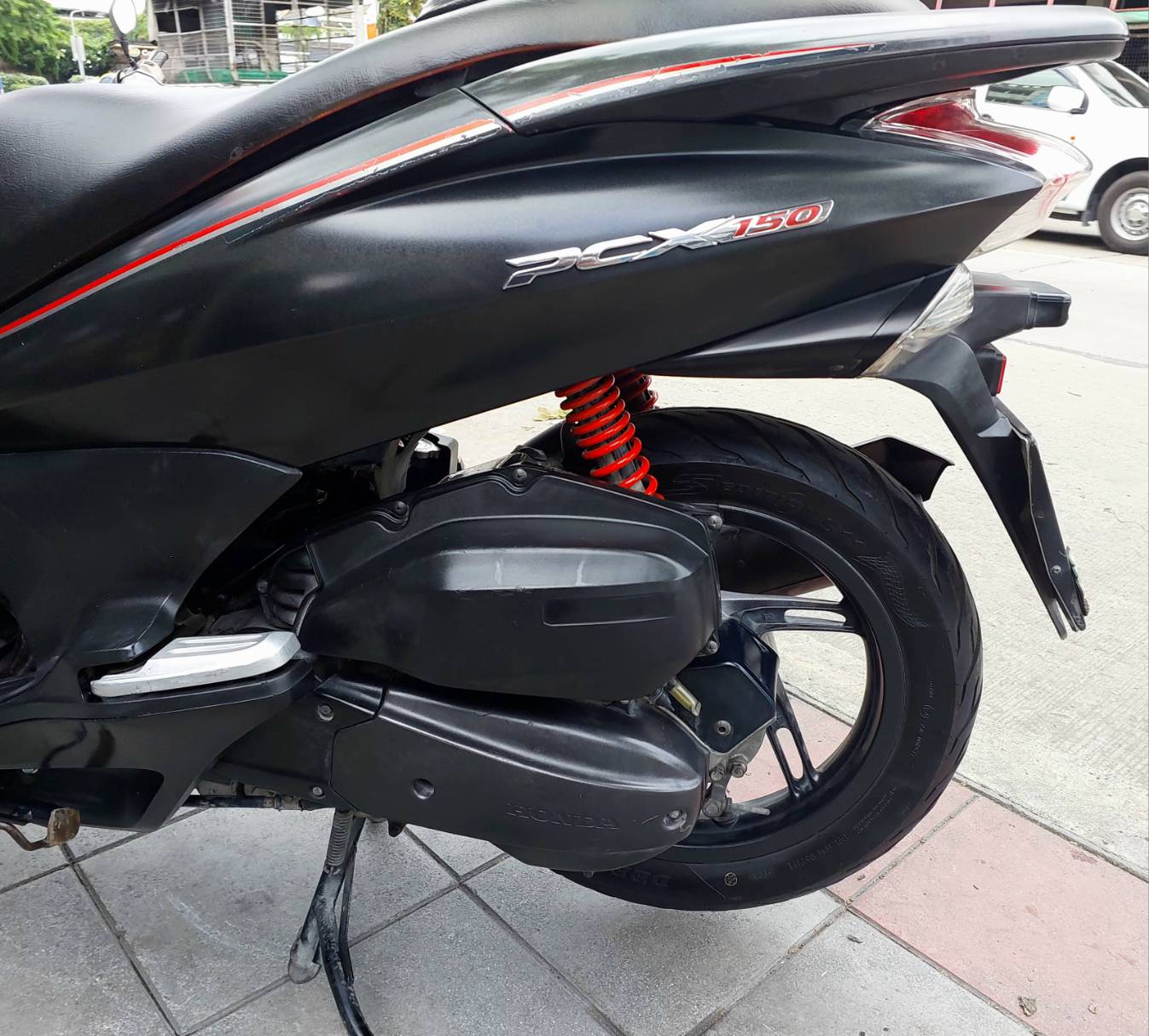 (ปิดการจาย ) PCX 150 สีดำตัวท็อป ปี 56 รถบ้านทะเบียน กรุงเทพฯ