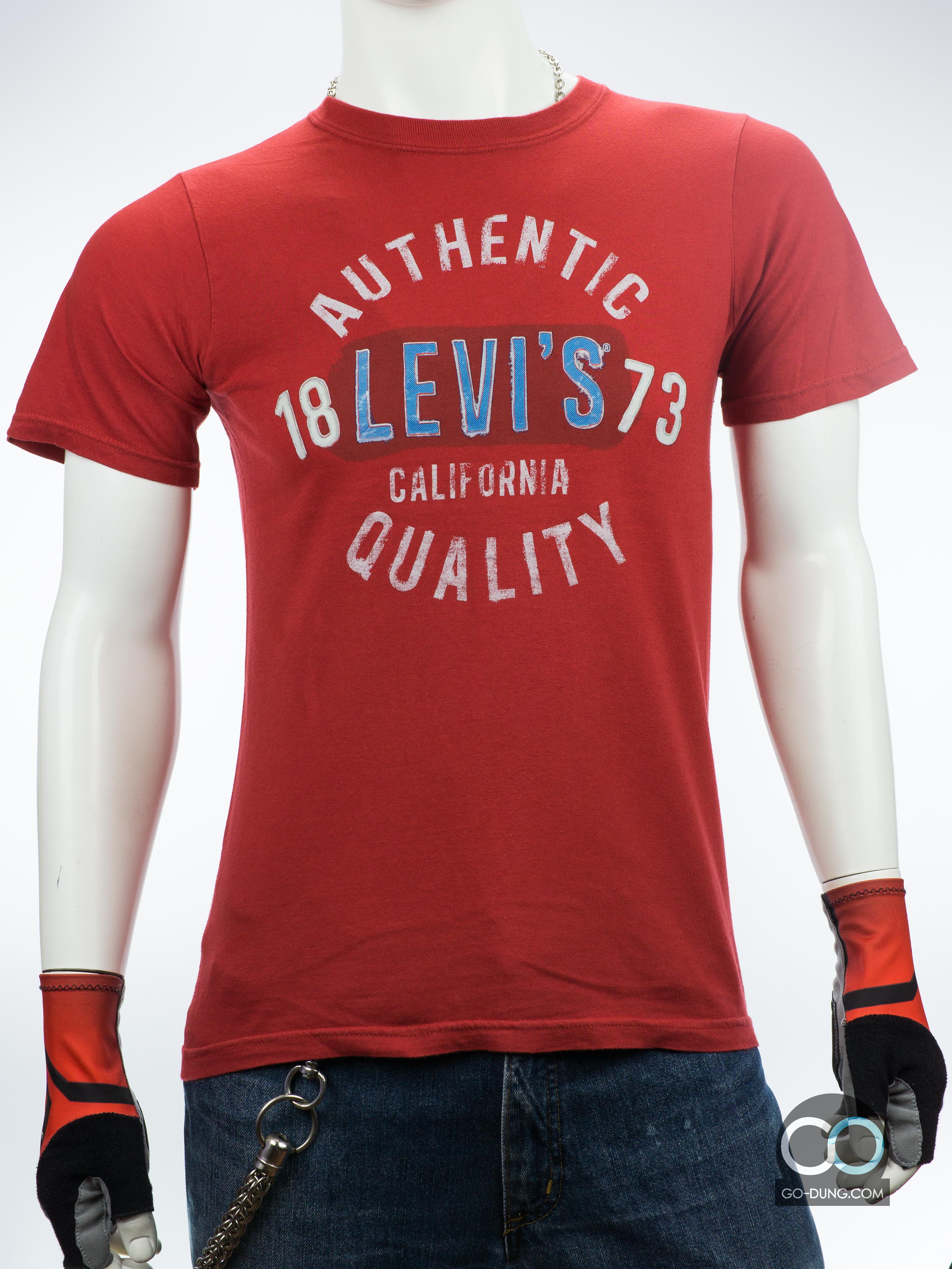 เสื้อยืดมือสองแบรนด์เนม LEVI'S : AUTHENTIC CALIFORNIA QUALITY ผ้า 100 คอตตอน