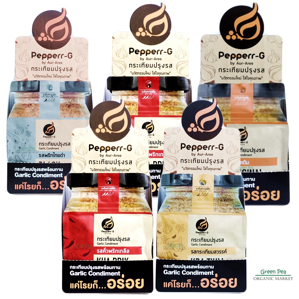 Pepperr-G , Garlic Condiments/Crispy Fried Garlic , 30g / Pack