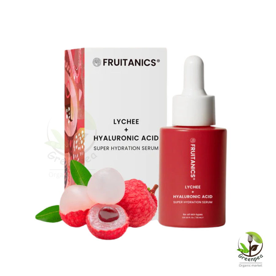 FRUITANICS Lychee & Hyaluronic Acid Serum ขนาด 30 ml. เซรั่ม ลิ้นจี่ เเละ ฮยาลูโรนิกแอซิด บำรุงผิวหน้า บำรุงผิวหน้า ชุ่มชื่น อิ่มน้ำ อ่อนโยนต่อทุกสภาพผิว