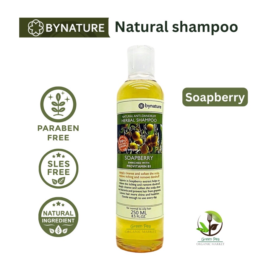 bynature แชมพูสมุนไพร ปลอดพาราเบน 7 สูตร